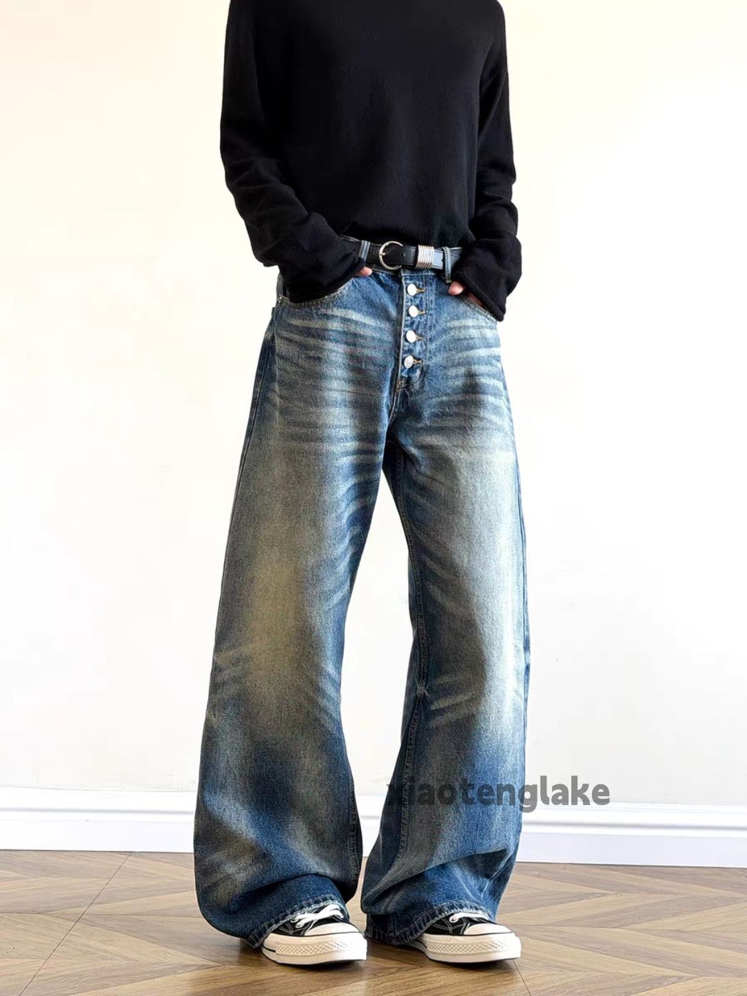 Jean zx vintage washed faded cleanfit yuppie y2k jeans Size US 32 / EU 48 - 7 Thumbnail