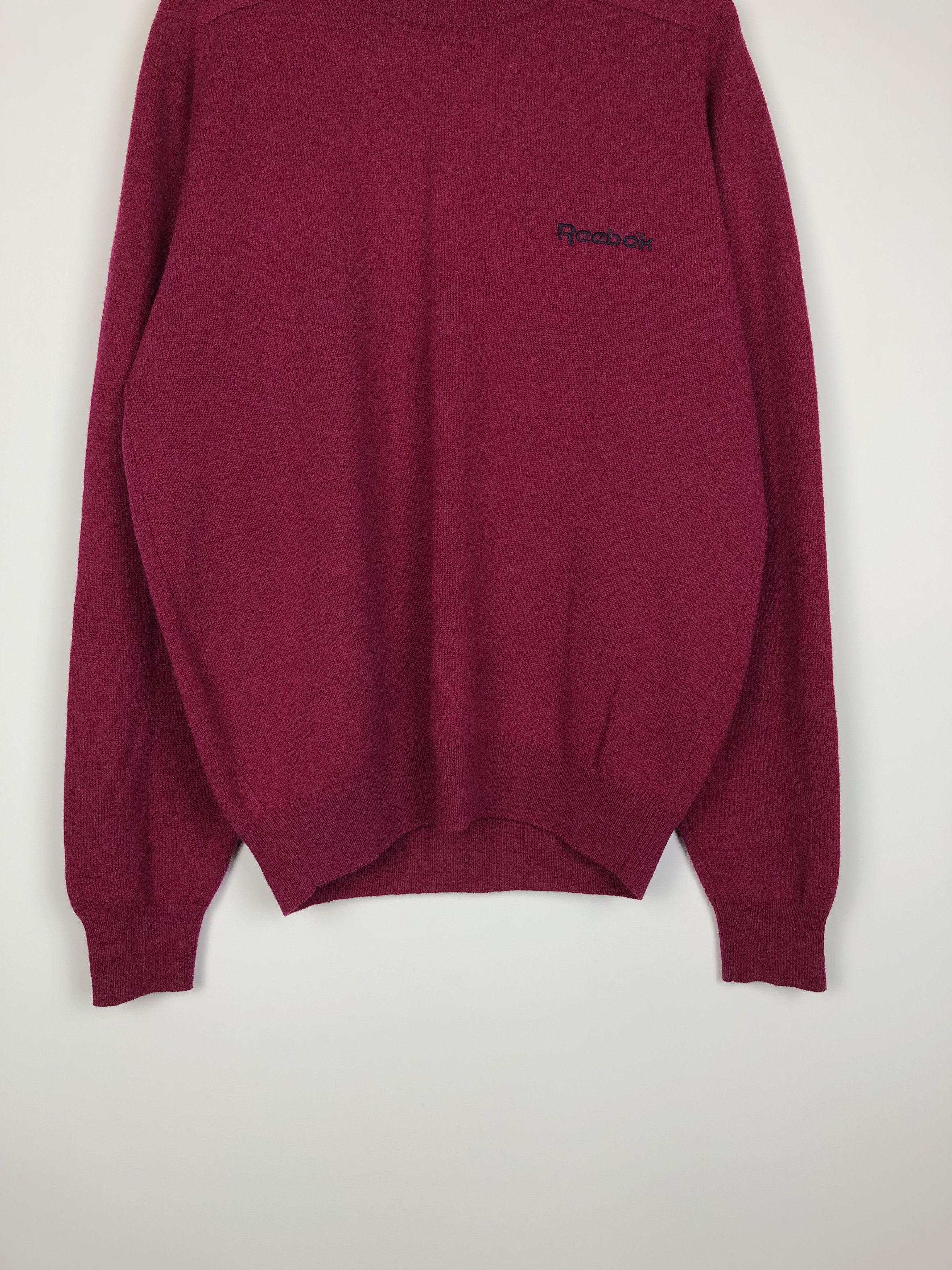 Reebok Reebok Vintage Wool Sweater Crewneck Pullover size L Size US L / EU 52-54 / 3 - 3 Thumbnail