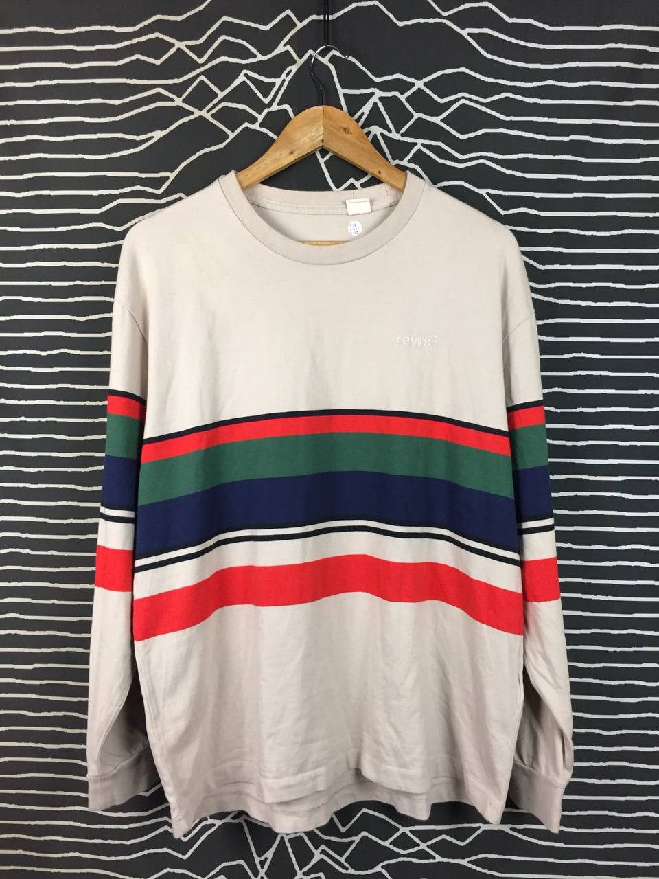 Levi's Vtg Levi’s Retro Colorblock Striped Long Sleeve Tee Size US M / EU 48-50 / 2 - 1 Thumbnail