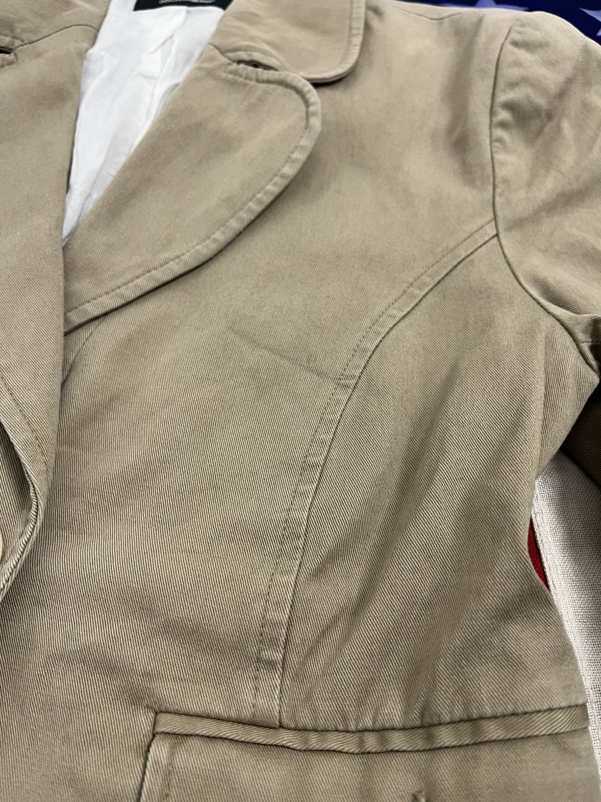 Dolce & Gabbana Dolce & Gabbana D&G Blazer - Classic Beige, Made in Italy Size XL / US 12-14 / IT 48-50 - 8 Thumbnail
