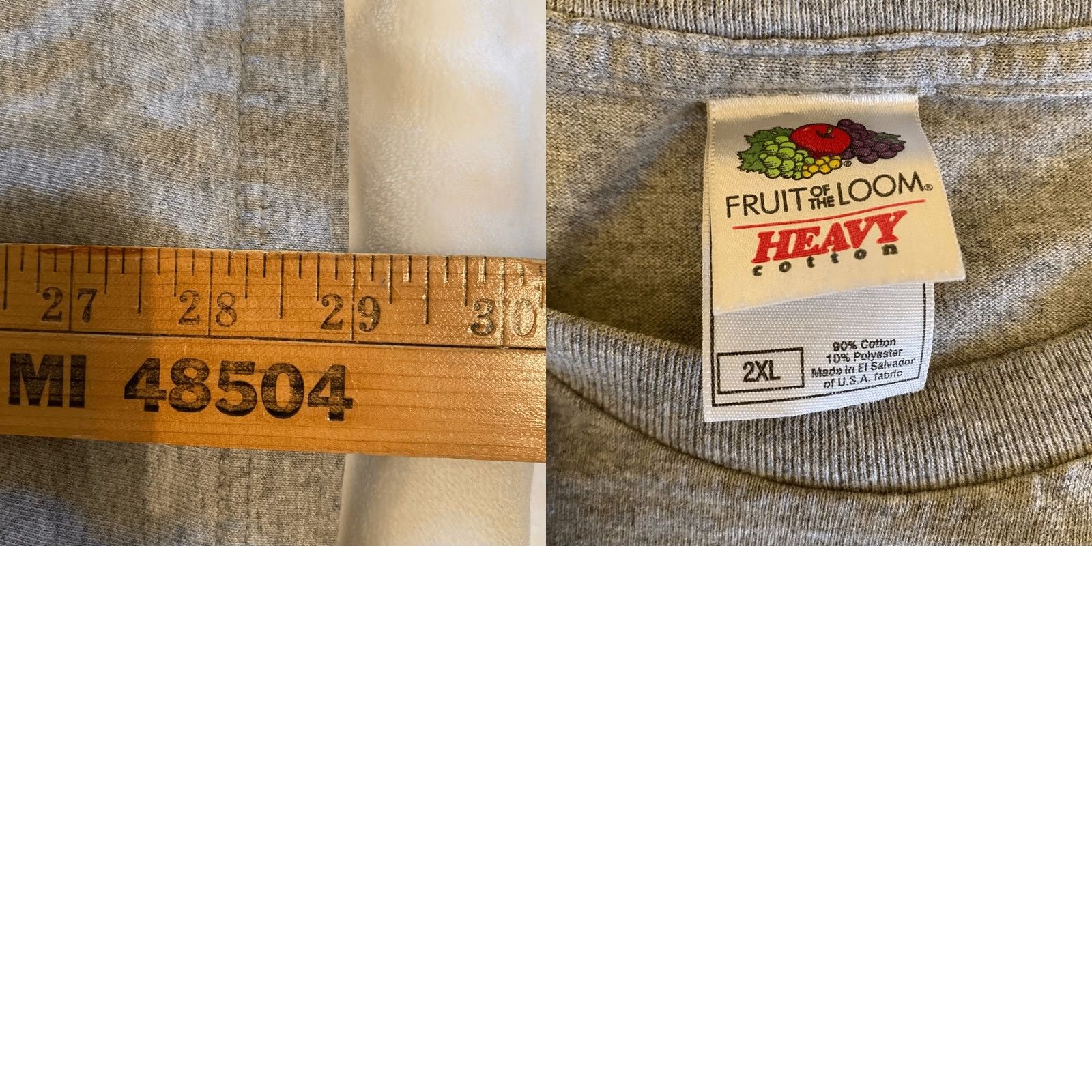 Fruit Of The Loom Fruit Of The Loom 2008 Budweiser Int'l Beer League Hockey Champion T-Shirt 2XL Mens Gray Size US XXL / EU 58 / 5 - 8 Thumbnail