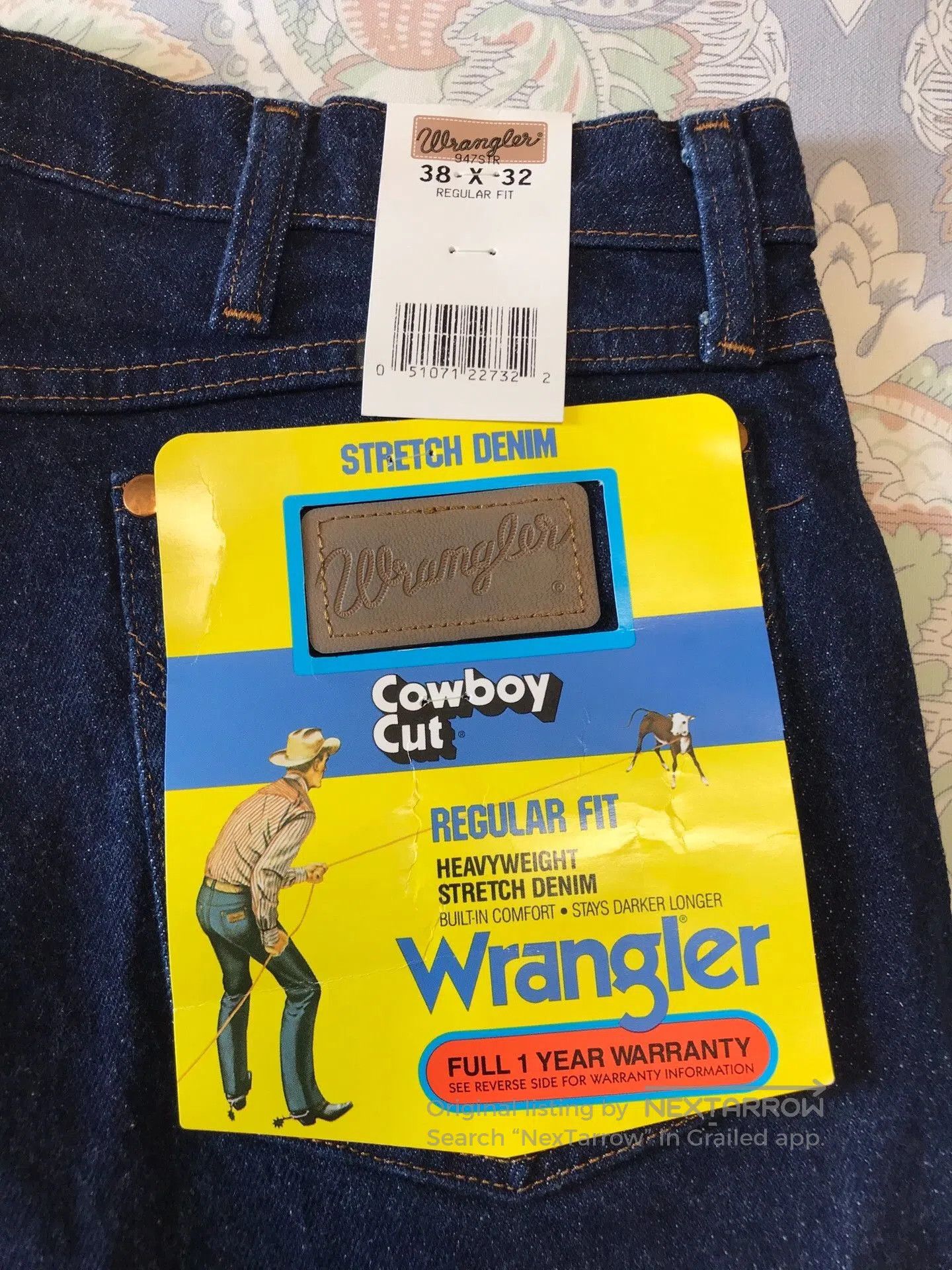 Wrangler Wrangler 947STR Bootcut Jeans. Size US 38 / EU 54 - 7 Thumbnail