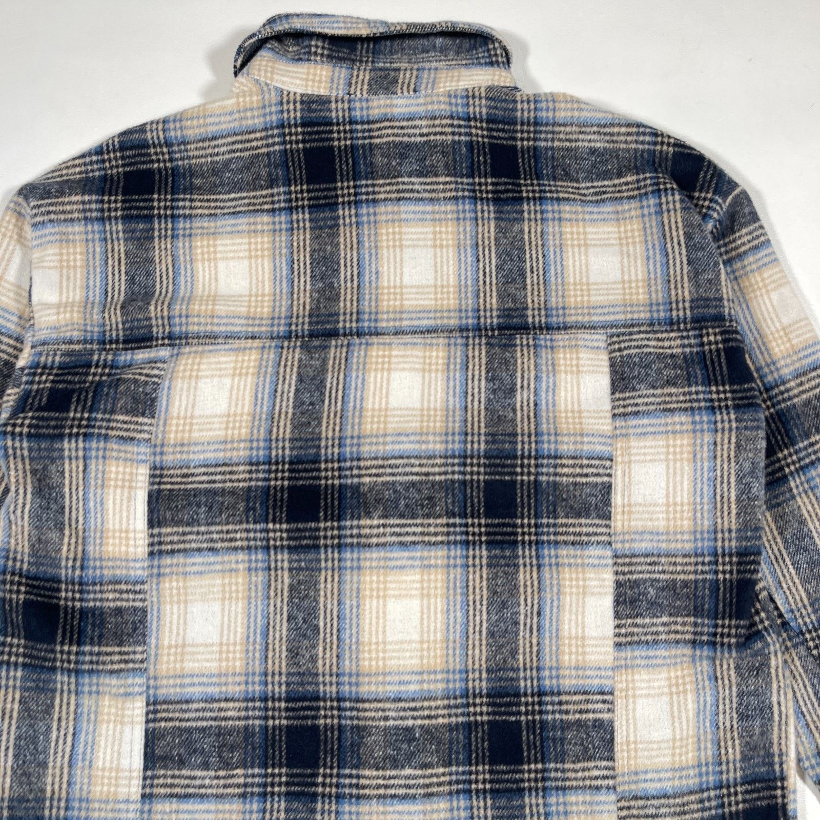 Pink women's oversized plaid flannel shacket Button Up Size S / US 4 / IT 40 - 8 Thumbnail
