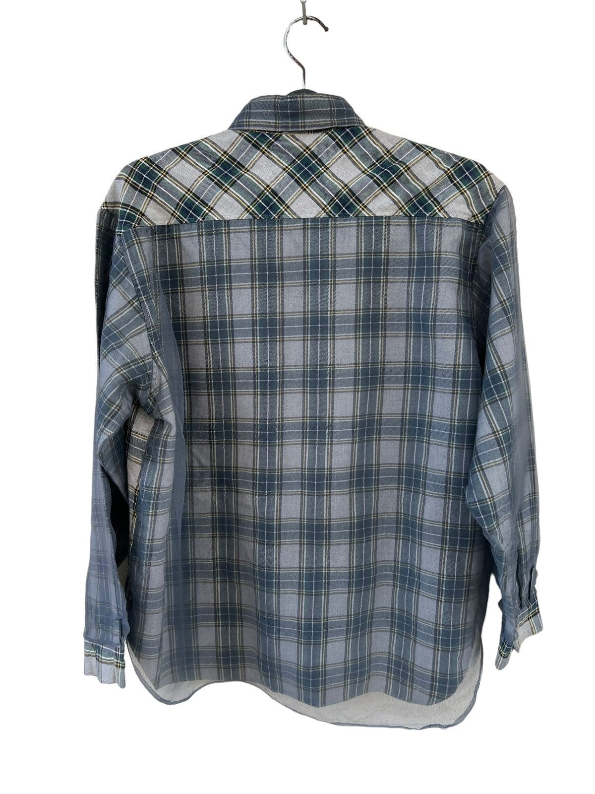 20471120 Vintage 90s MILK BOY Japan Hybrid Flannel Shirt Size US L / EU 52-54 / 3 - 12 Thumbnail