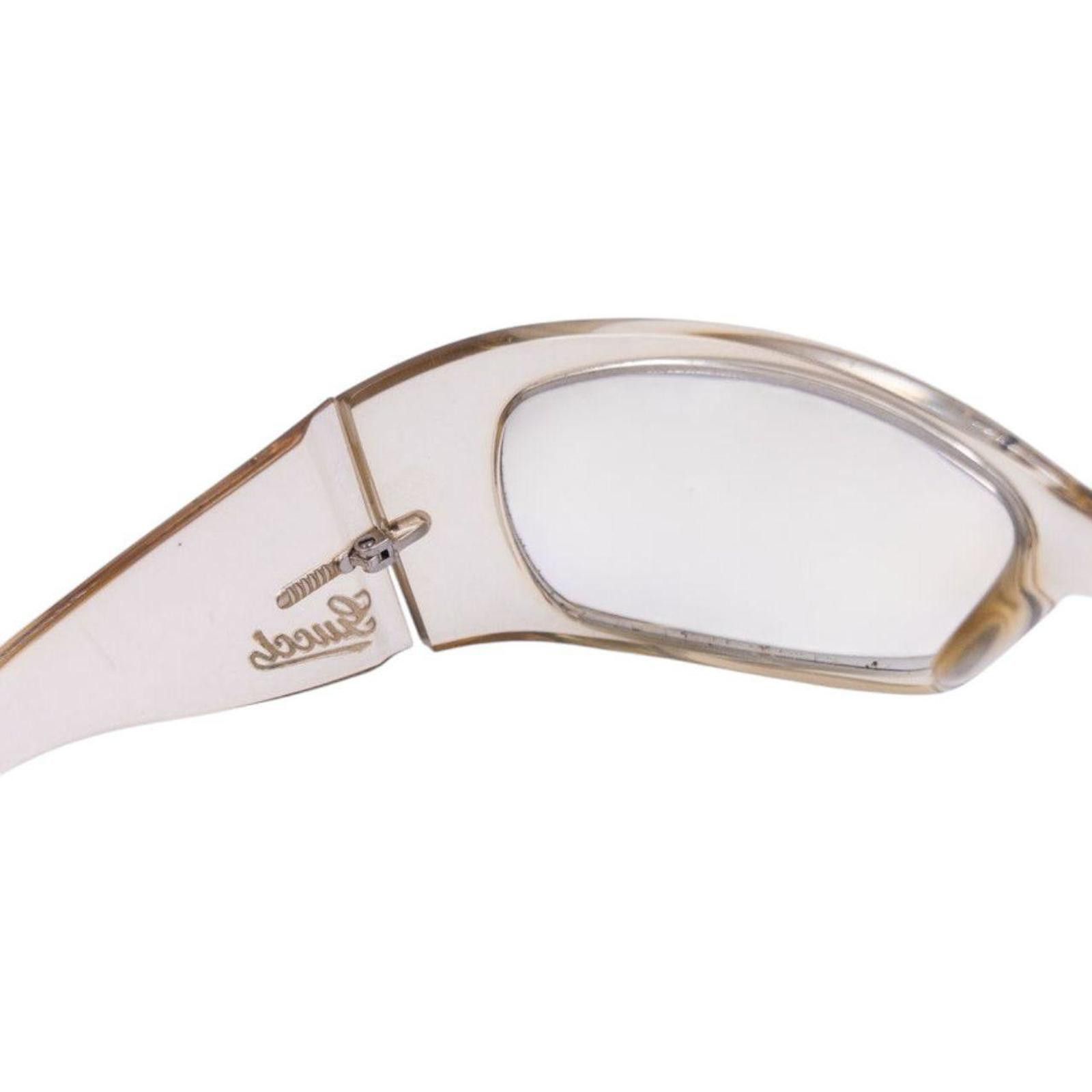 Gucci Vintage Gucci Clear Sunglasses Size ONE SIZE - 6 Thumbnail