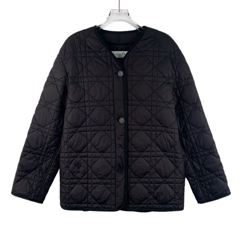 Dior Dior Black rattan check single-breasted long-sleeved cotto Size XS / US 0-2 / IT 36-38 - 1 Thumbnail