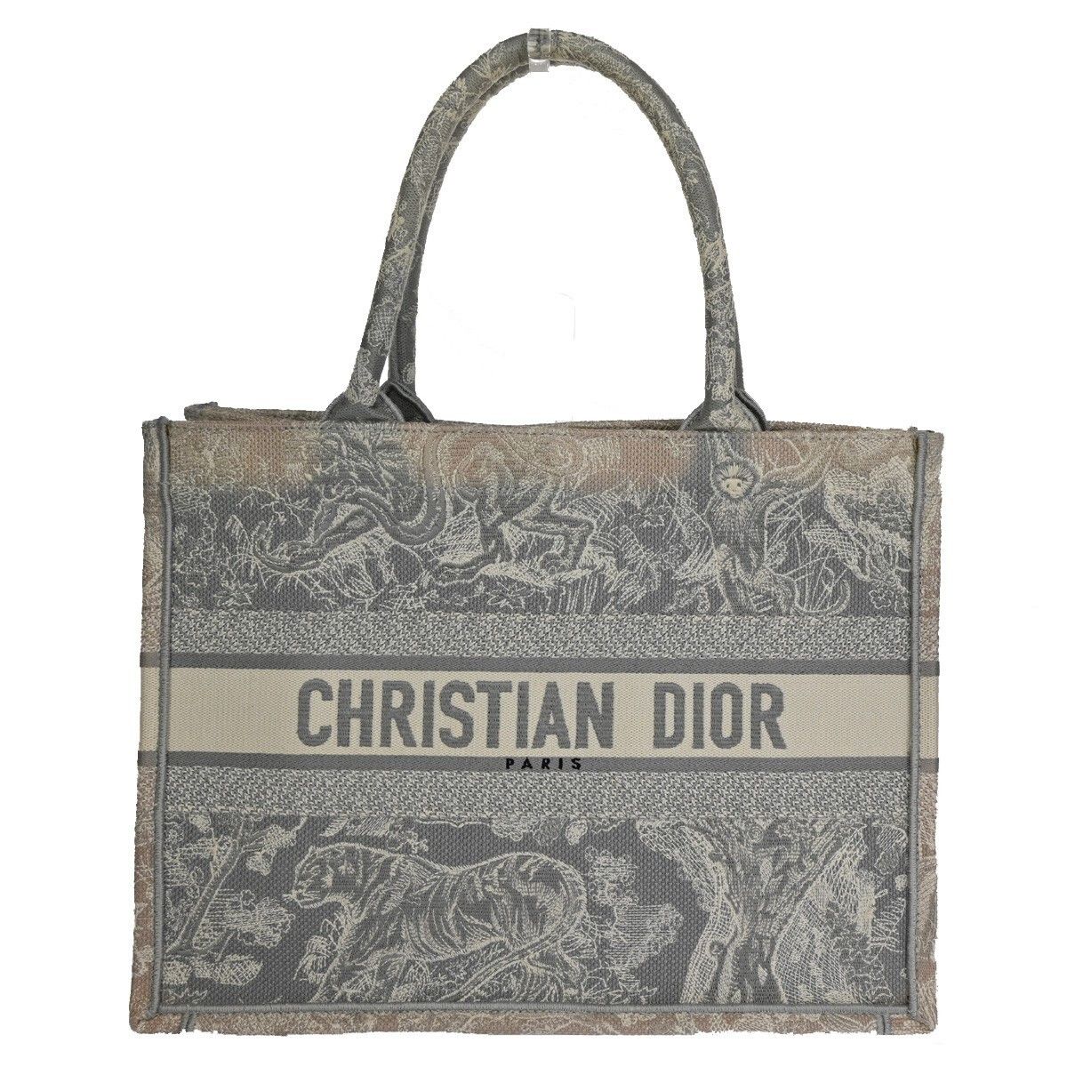 Dior Christian Dior Book Tote Embroidered Canvas Size ONE SIZE - 1 Thumbnail