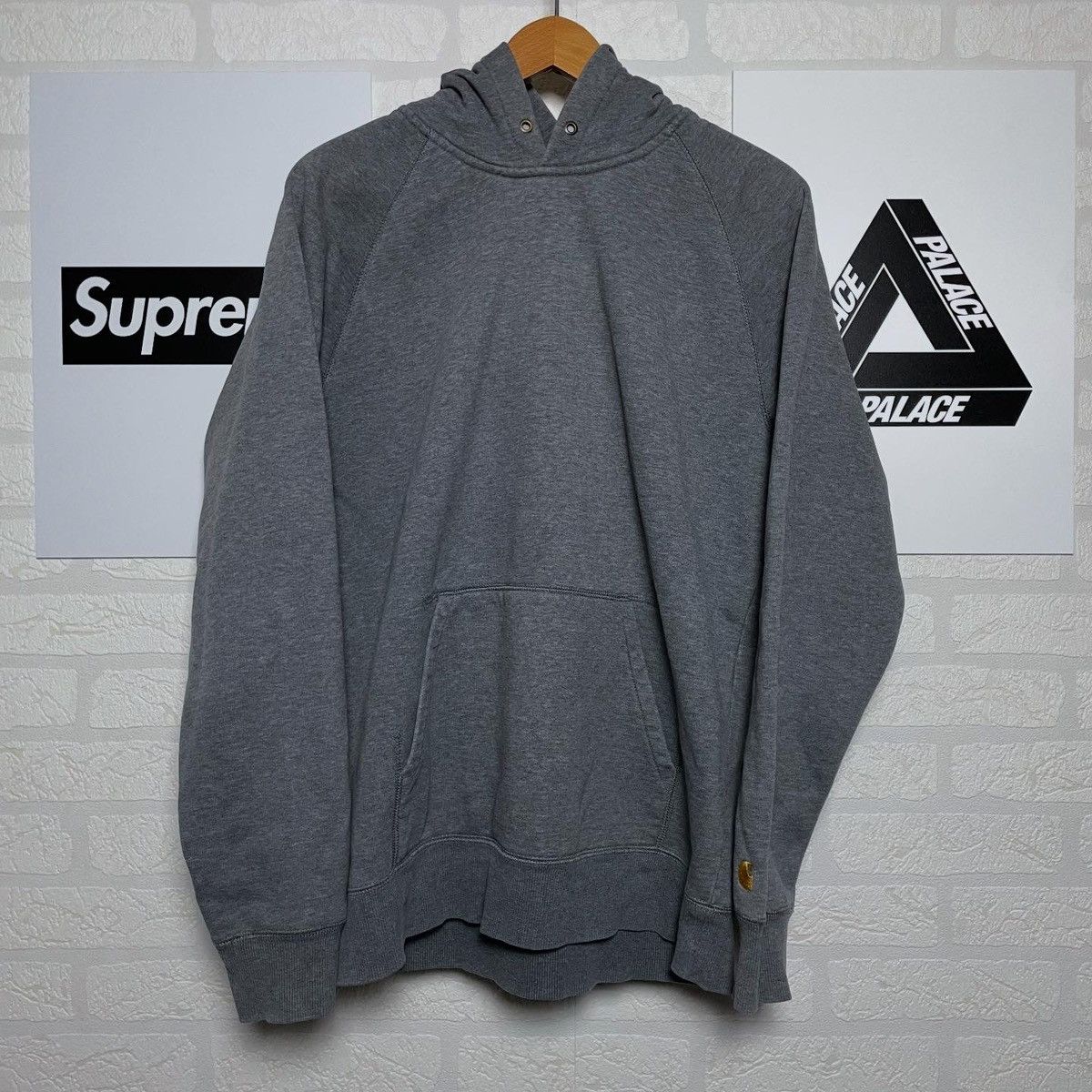 Carhartt vintage y2k faded grey hoodie carhartt workwear style opium Size US M / EU 48-50 / 2 - 1 Thumbnail