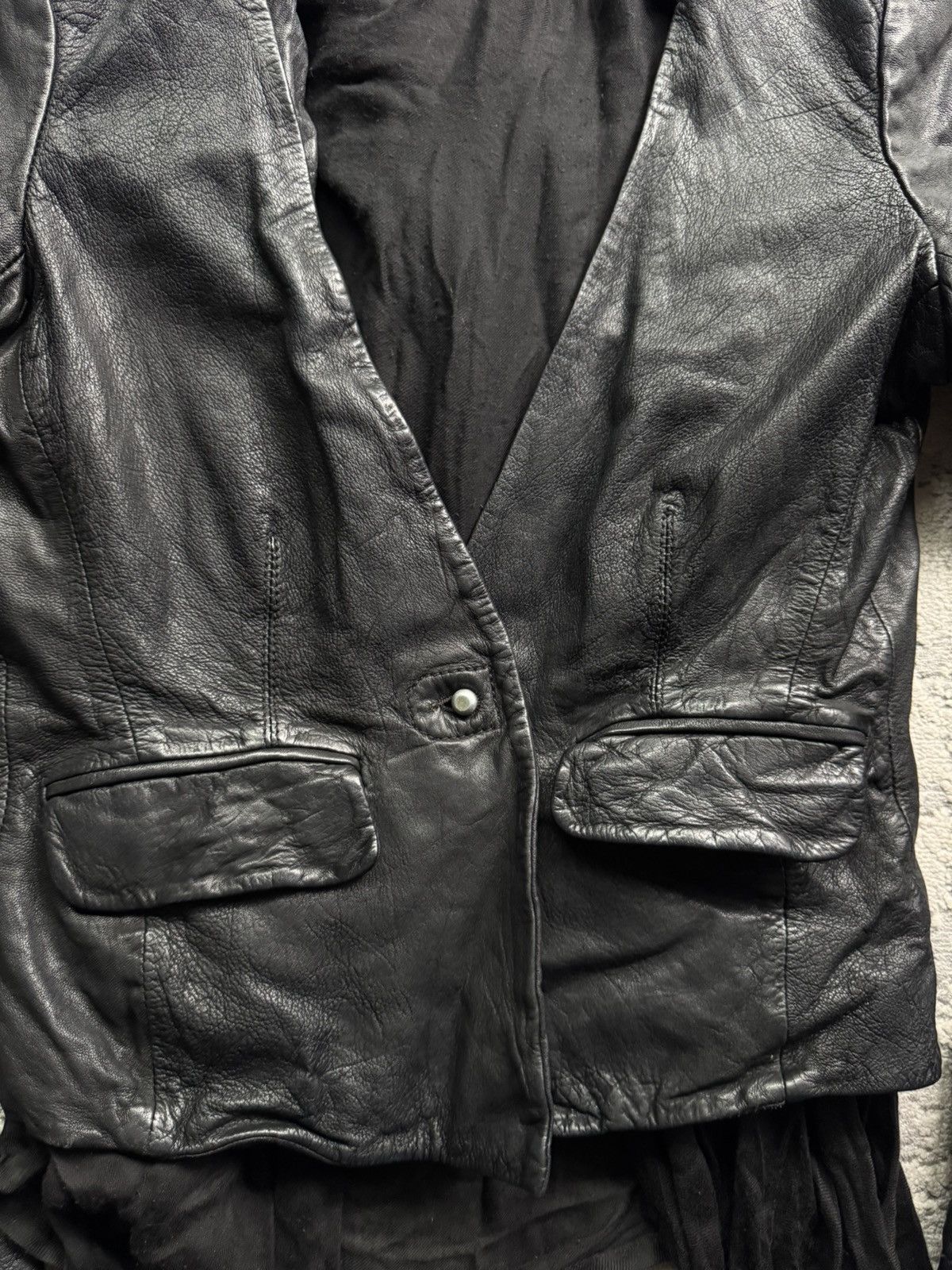 Allsaints Allsaints Avantgarde Ashlar Leather jacket Size 10 Size M / US 6-8 / IT 42-44 - 5 Thumbnail