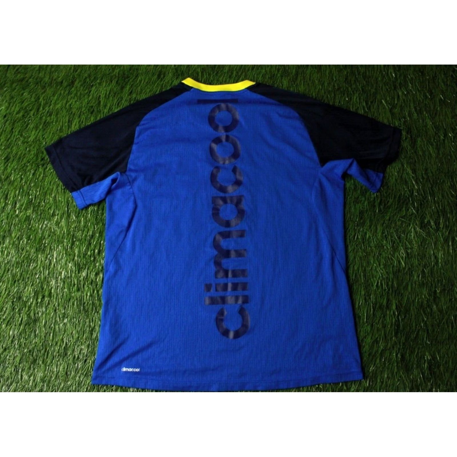 Adidas ADIDAS PERFORMANCE climacool ORIGINAL 2012 FOOTBALL SHIRT JERSEY SIZE L Shirt Men Blue and Yellow 2012 Adidas Climacool Football Shirt Size US L / EU 52-54 / 3 - 2 Thumbnail