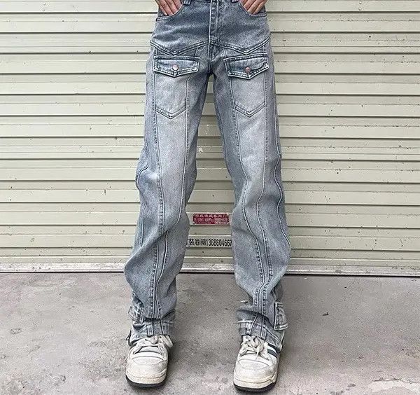 Other Retro punk denim pants Size US 31 - 5 Thumbnail