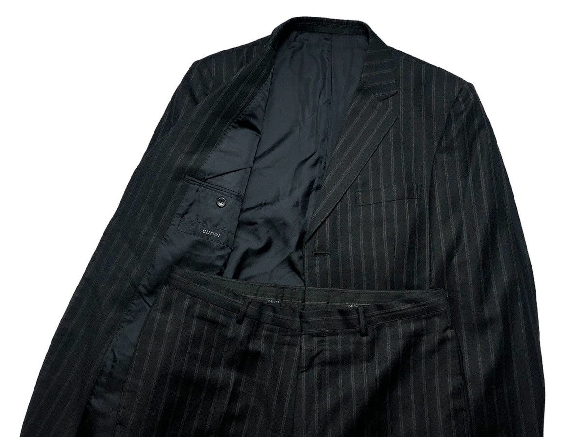 Gucci × Tom Ford Gucci by Tom Ford wool striped suit | Grailed