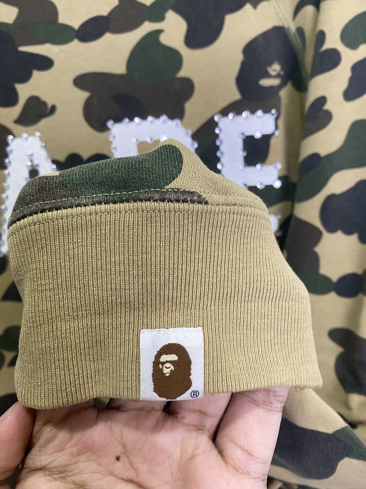 Bape × Swarovski × Vintage VINTAGE BAPE SWAROVSKI SWEATSHIRT Size US XL / EU 56 / 4 - 5 Thumbnail