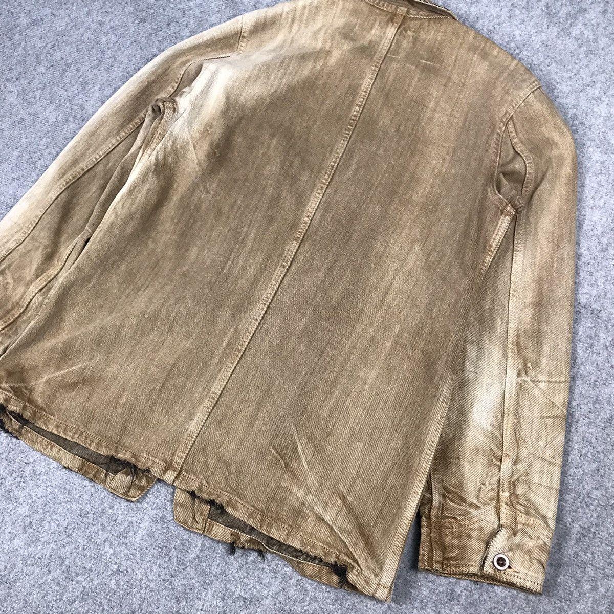 Japanese Brand × Spellbound SPELLBOUND CHORE DISTRESSED BROWN SUN FADED BUTTON JACKET Size US M / EU 48-50 / 2 - 11 Thumbnail