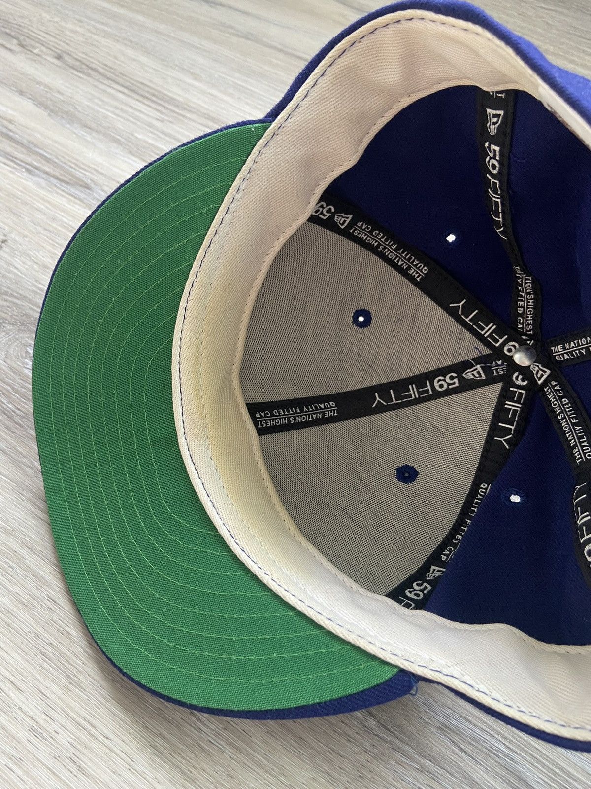 MLB × New Era × Vintage Vintage New Era Brooklyn Dodgers Wool Fitted Cap 7 3/4 Size ONE SIZE - 3 Thumbnail