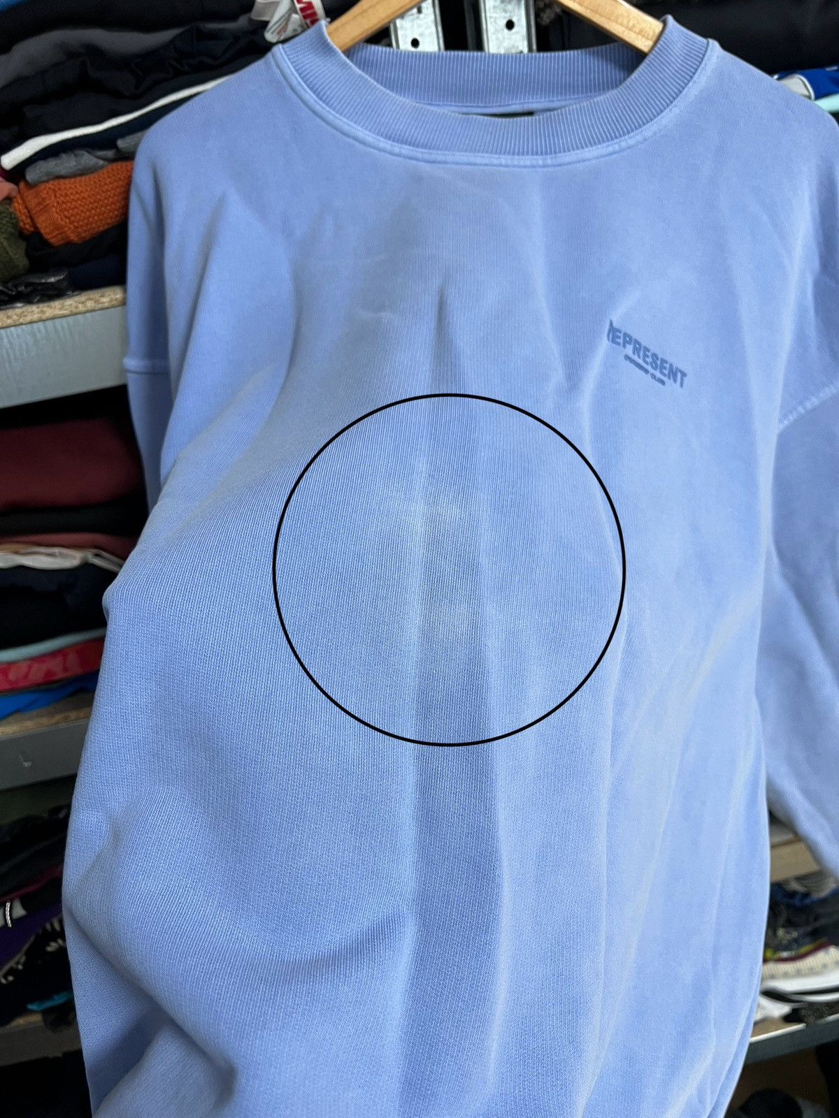 Represent Clo. Represent Owners Club Men’s Sweatshirt Blue Size XL Pullover Size US XL / EU 56 / 4 - 6 Thumbnail