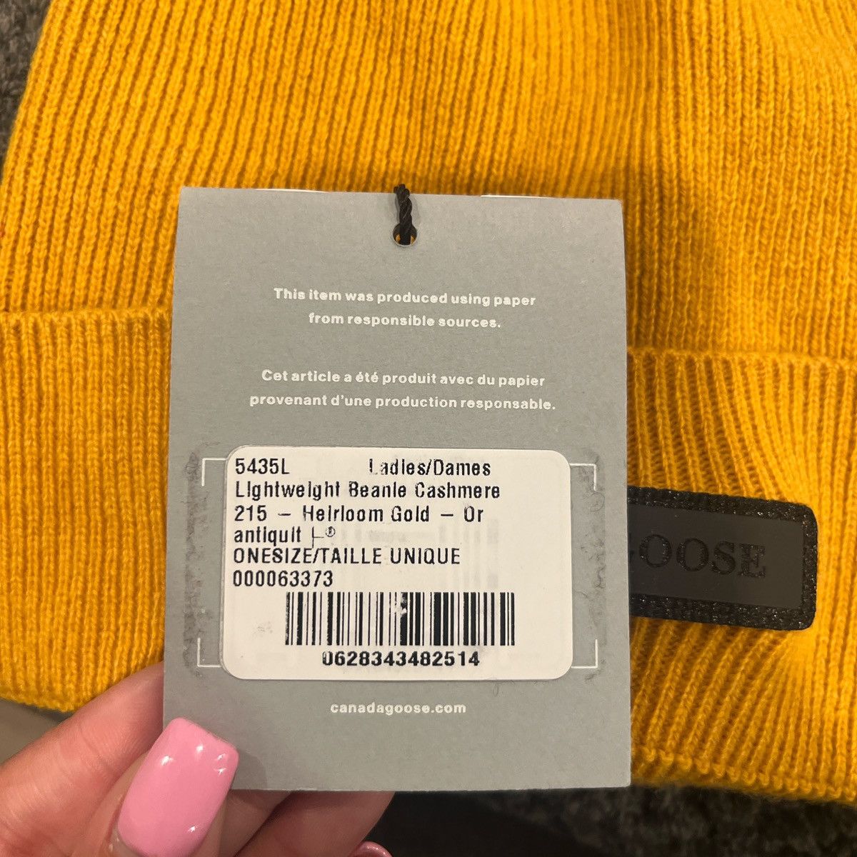 Canada Goose Canada Goose Cashmere Beanie Size ONE SIZE - 3 Thumbnail