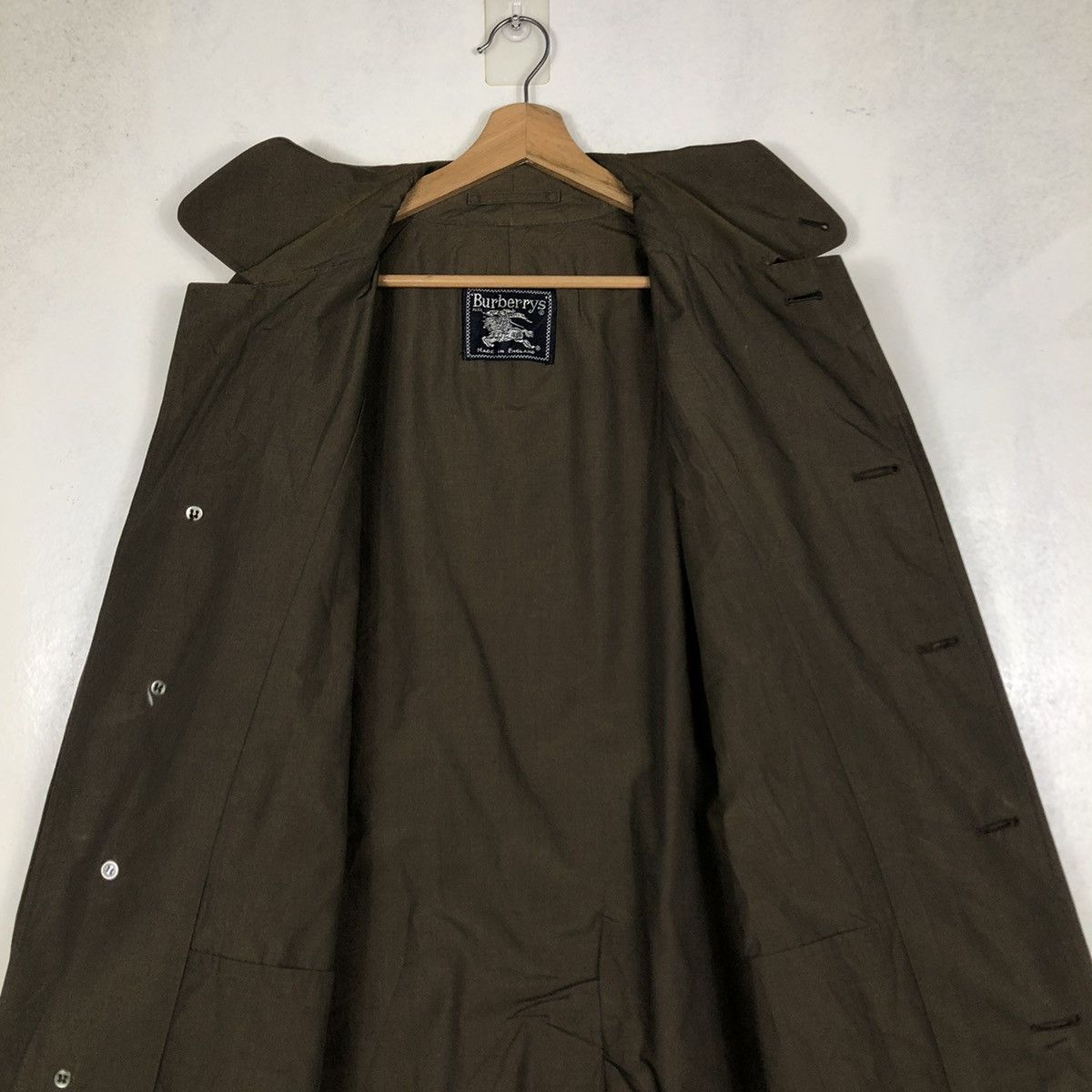 Burberry 📌VINTAGE FLY COATS LONG JACKET BURBERRY MADE IN ENGLAND Size US M / EU 48-50 / 2 - 16 Thumbnail