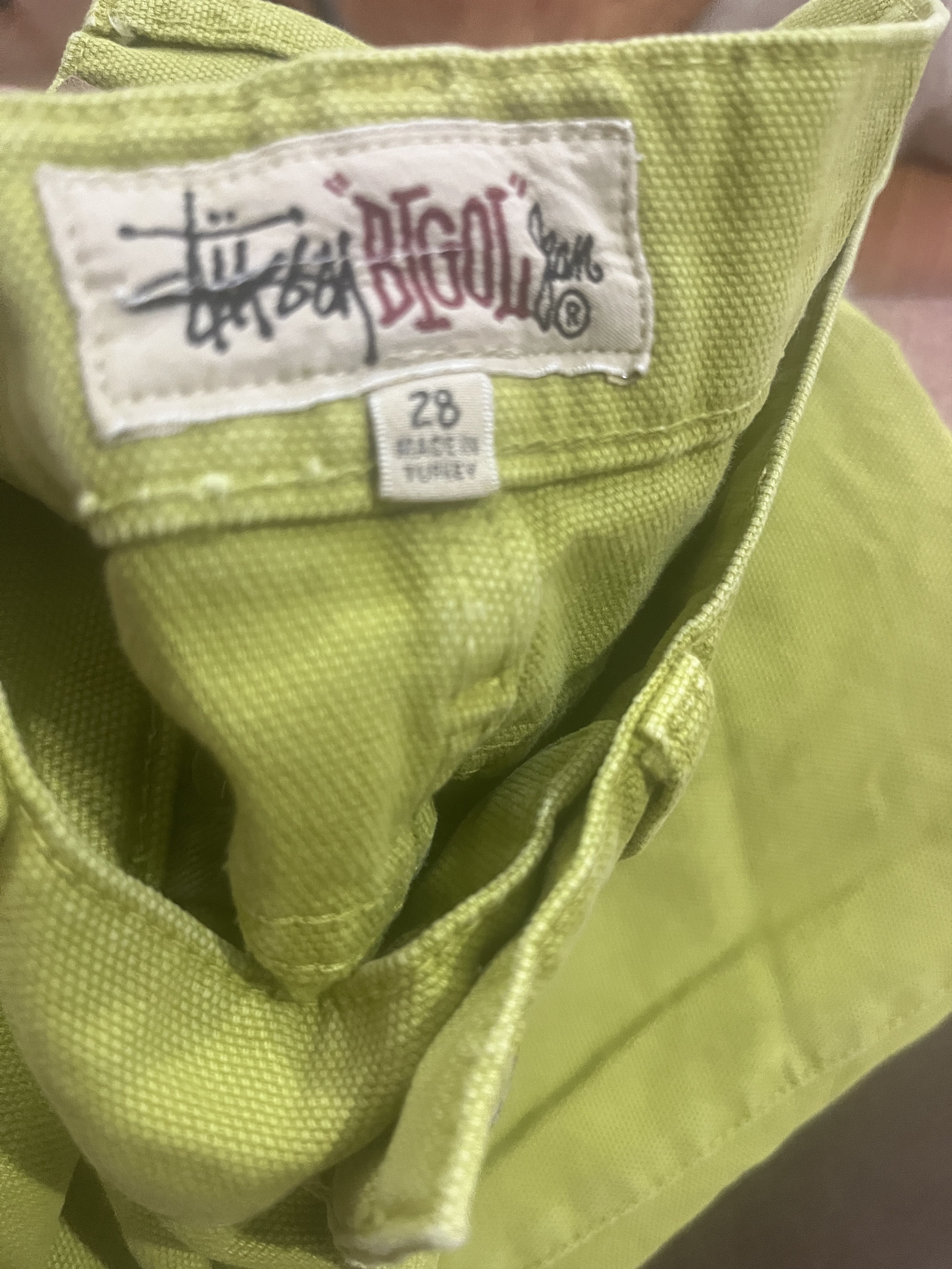 Stussy Stüssy Big Ol Jean Washed Canvas Cactus | Grailed