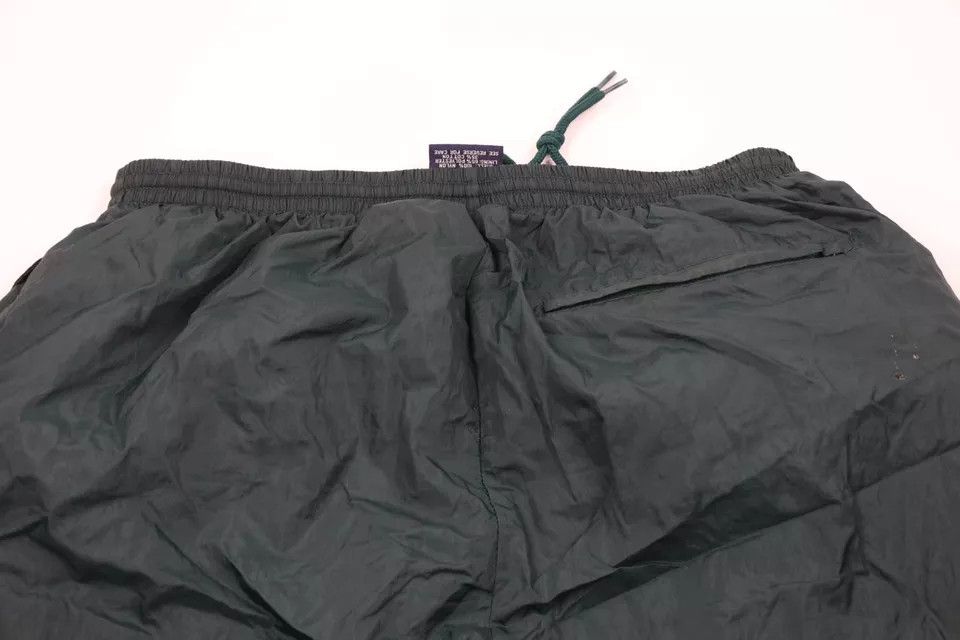 Vintage Vintage 90s Streetwear Blank Lined Nylon Joggers Pants Green Size US 38 / EU 54 - 10 Thumbnail