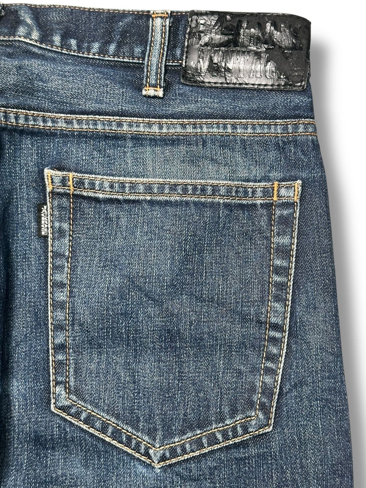 JACKROSE JACKROSE Vintage Y2K With Selvedge Straight Cut & Faded Wash Size US 33 - 8 Thumbnail