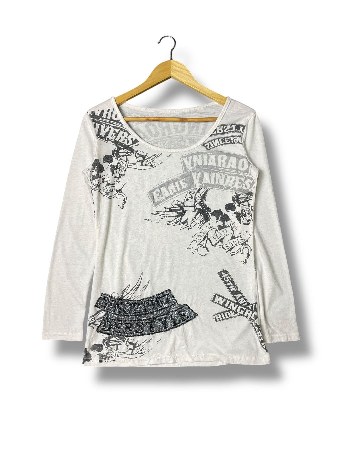 Edge Line Brand Skull Backhit Long Sleeves (63)