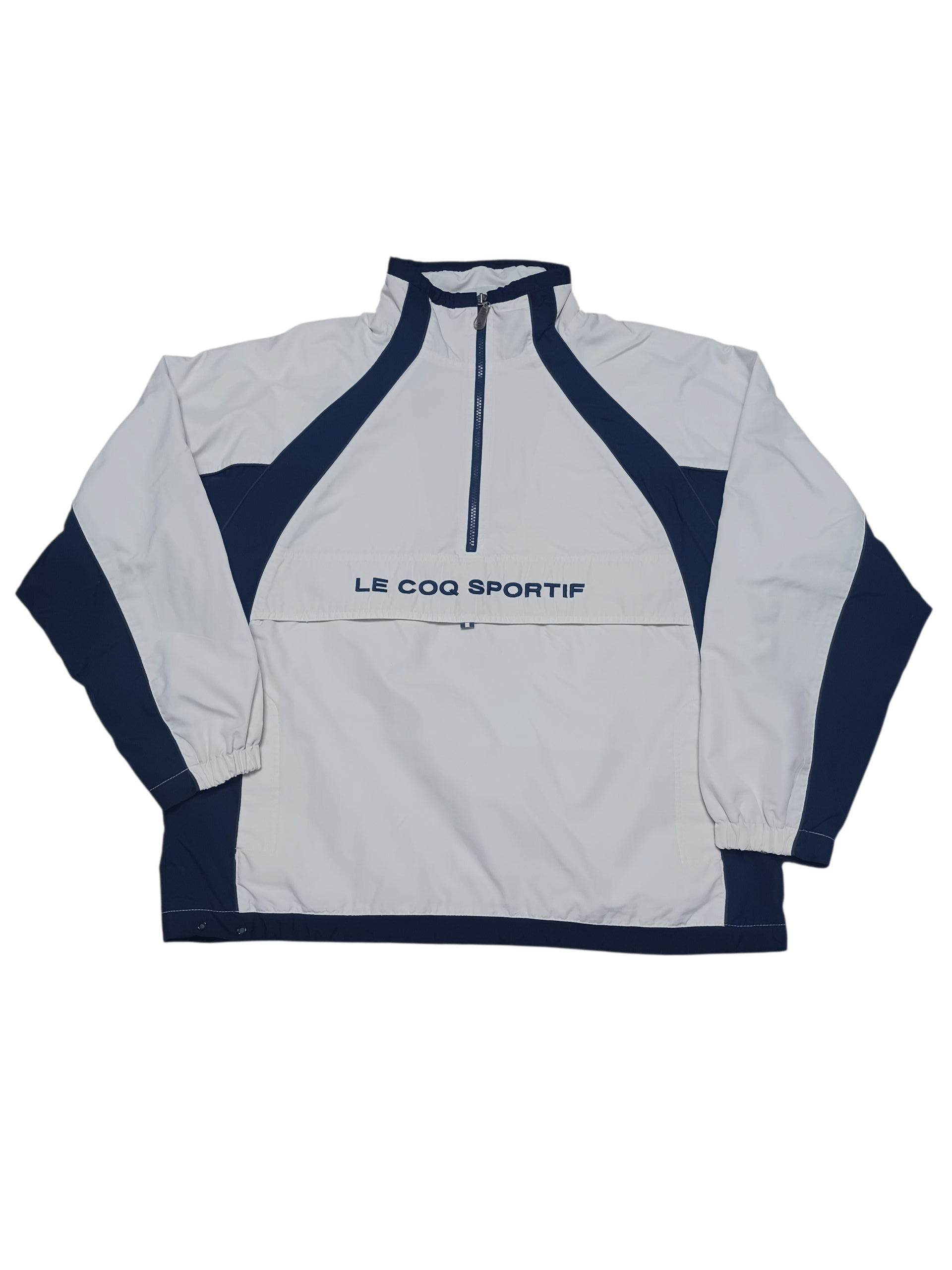 Le Coq Sportif LE COQ SPORTIF VINTAGE NYLON BIG LOGO ANORAK JACKET Size US M / EU 48-50 / 2 - 1 Thumbnail