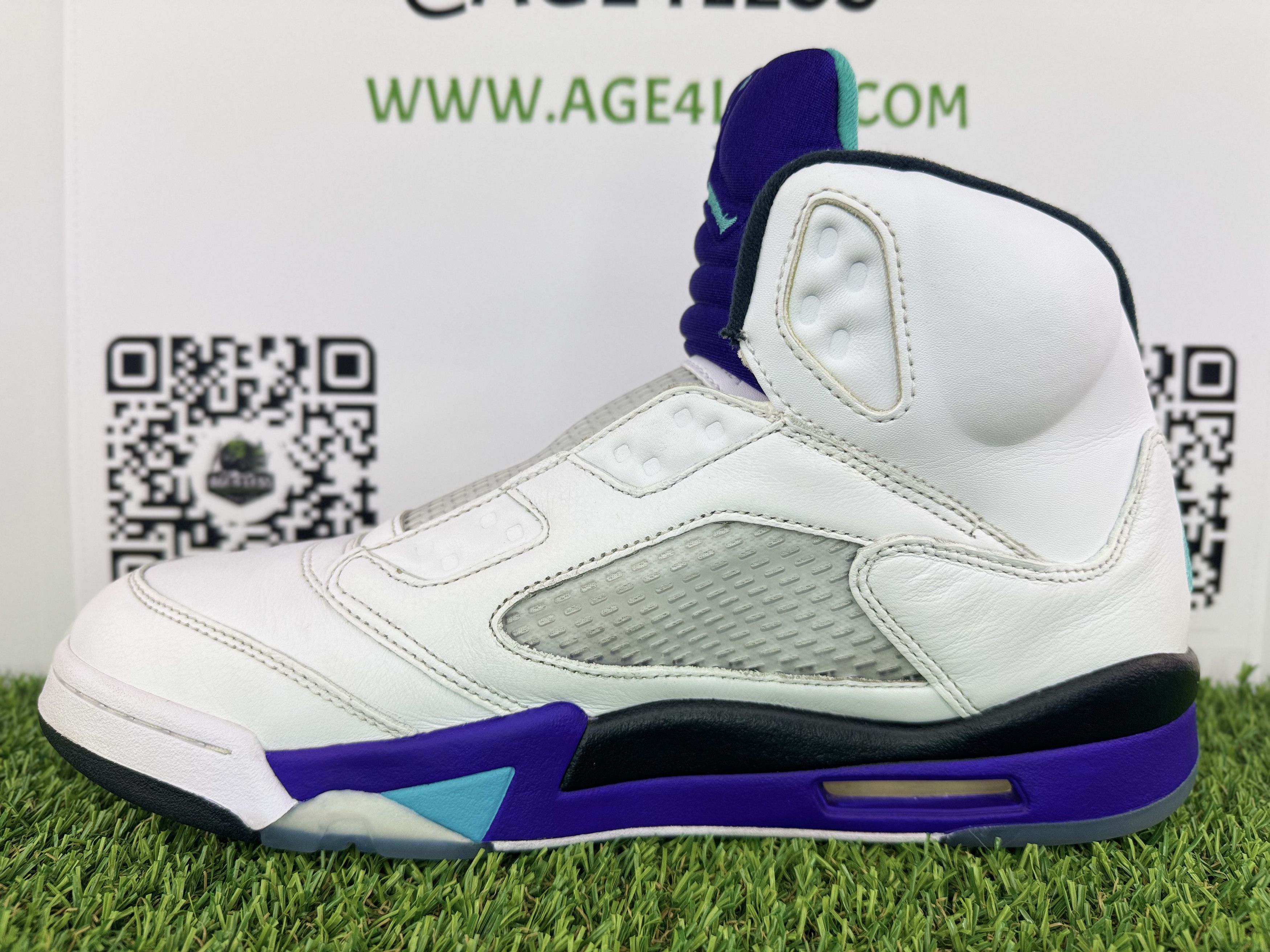 Jordan Brand Air Jordan 5 Retro “Grape Fresh Prince” (2018) Size US 12 / EU 45 - 5 Thumbnail
