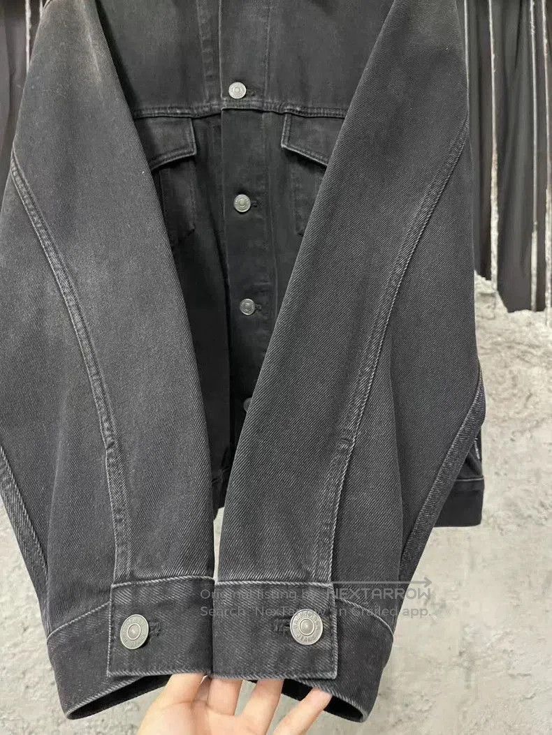 Balenciaga Balenciaga Script Logo Denim Jacket. Size US M / EU 48-50 / 2 - 5 Thumbnail