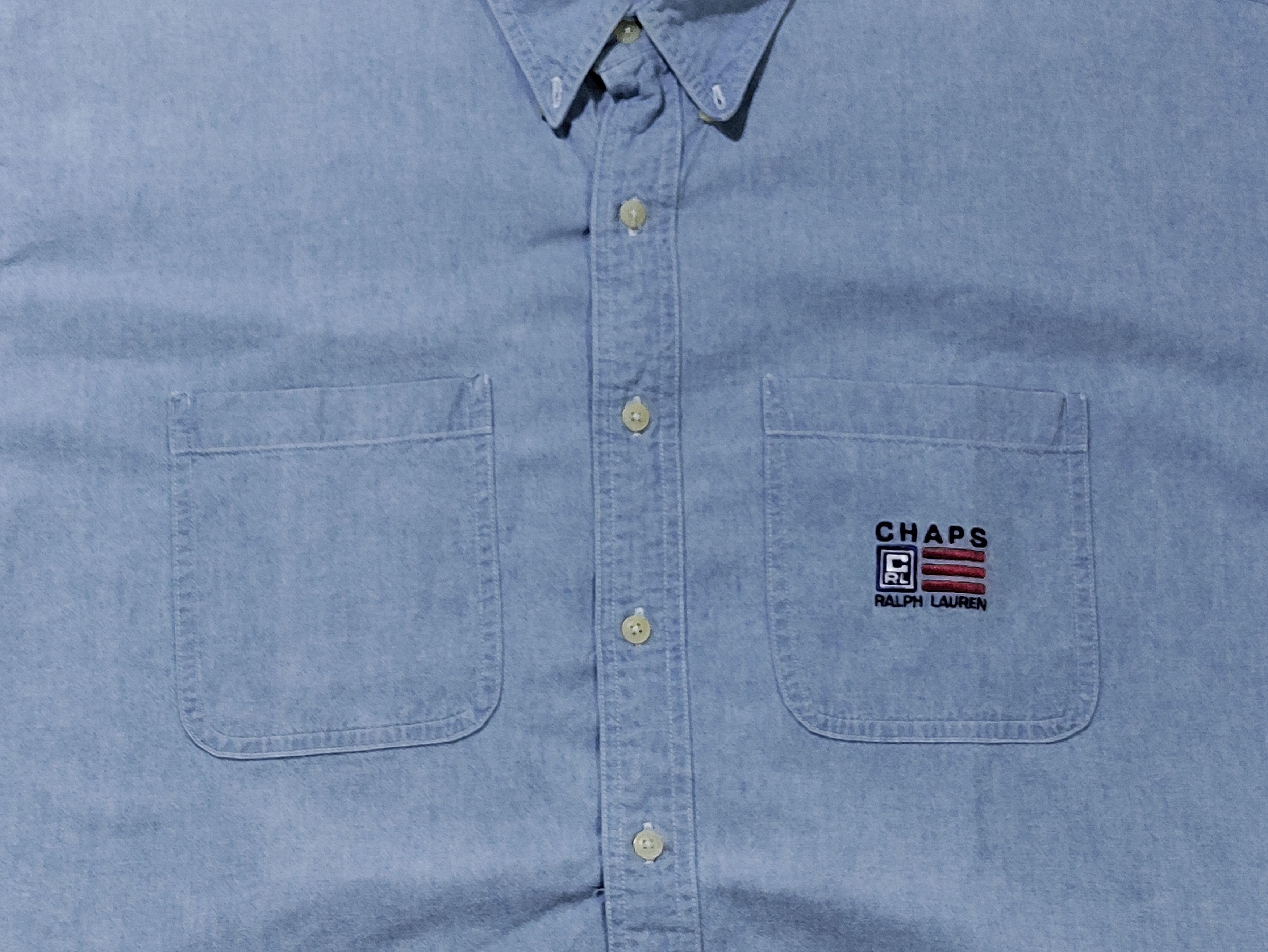 Chaps Ralph Lauren × Vintage Chaps Ralph Lauren Mens Shirt XL Size US XL / EU 56 / 4 - 5 Thumbnail