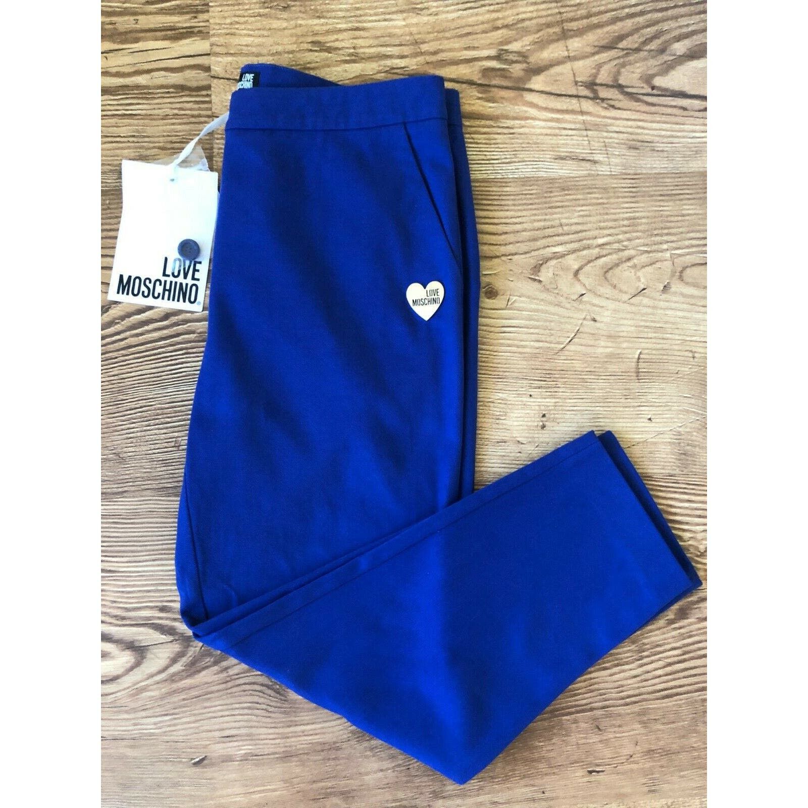 image of Love Moschino Blue Pants Moschino Blue Us 8, Eur 44, Women's (Size 30)