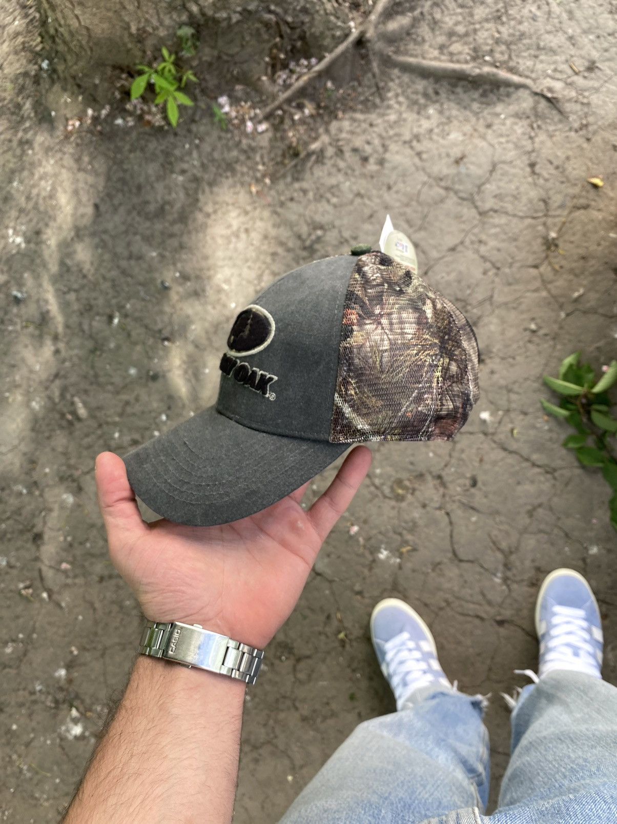 NASCAR × Realtree NASCAR Realtree Distressed Racing Hat Cap Size ONE SIZE - 3 Thumbnail