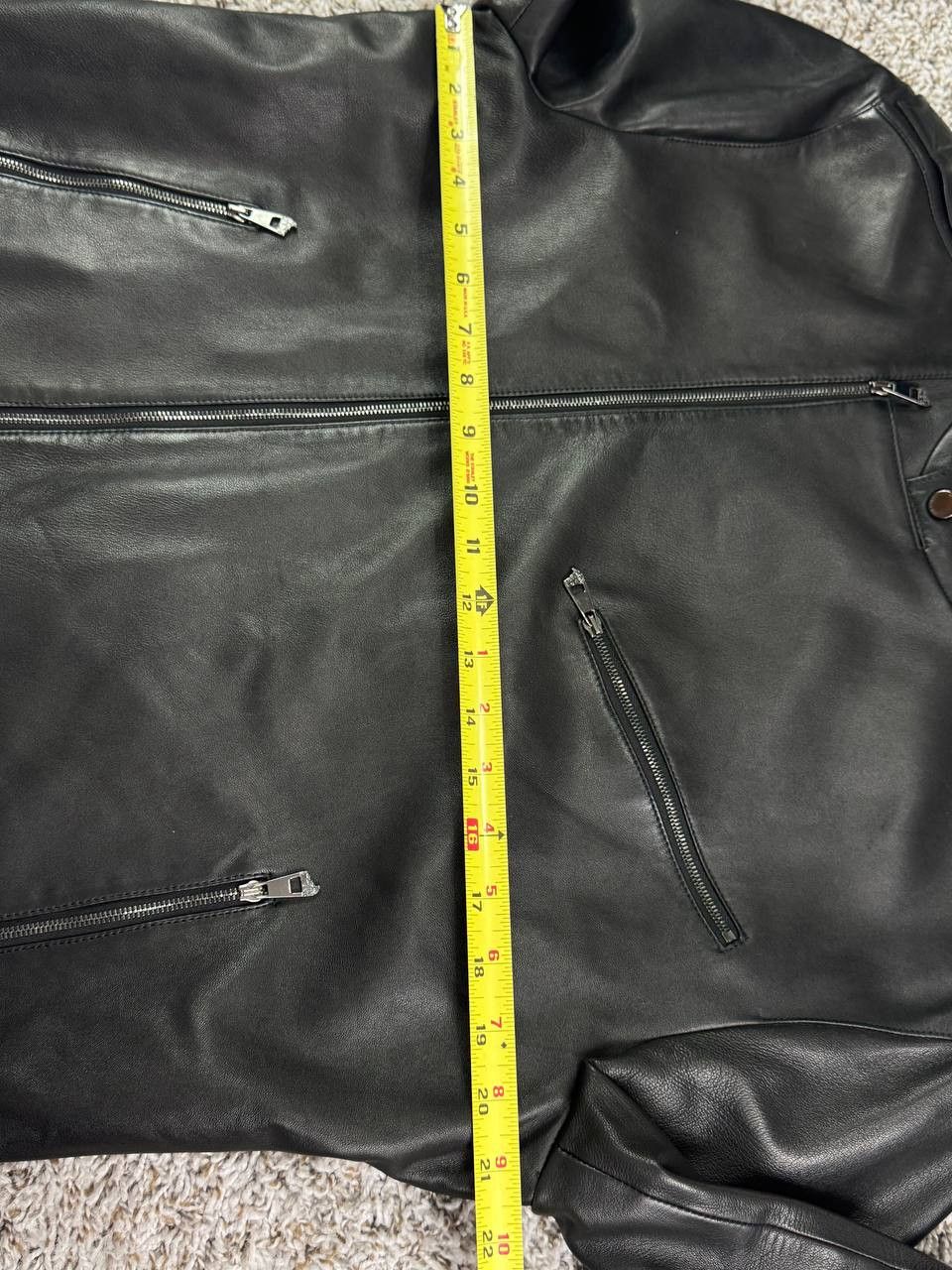 Versace Versace Collection Leather Moto Jacket Braided Accents Size US L / EU 52-54 / 3 - 9 Thumbnail