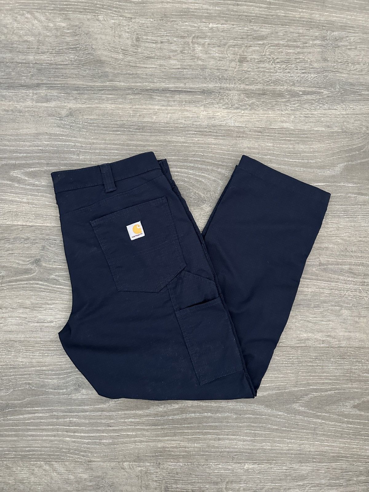 Carhartt Carhartt 36x30 Force Relaxed Fit Ripstop Utility Pants Navy Size US 36 / EU 52 - 1 Thumbnail
