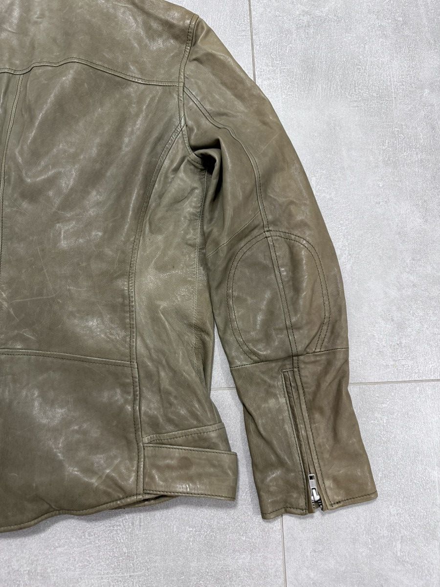 Blk Dnm BLK DNM Leather Biker Jacket XL Motorcycle Size US XL / EU 56 / 4 - 18 Thumbnail