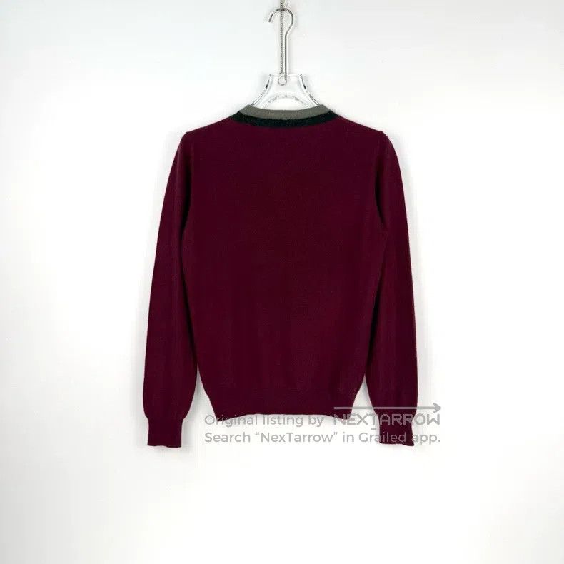 Hermes Hermes Maroon cashmere sweater Size M / US 6-8 / IT 42-44 - 4 Thumbnail