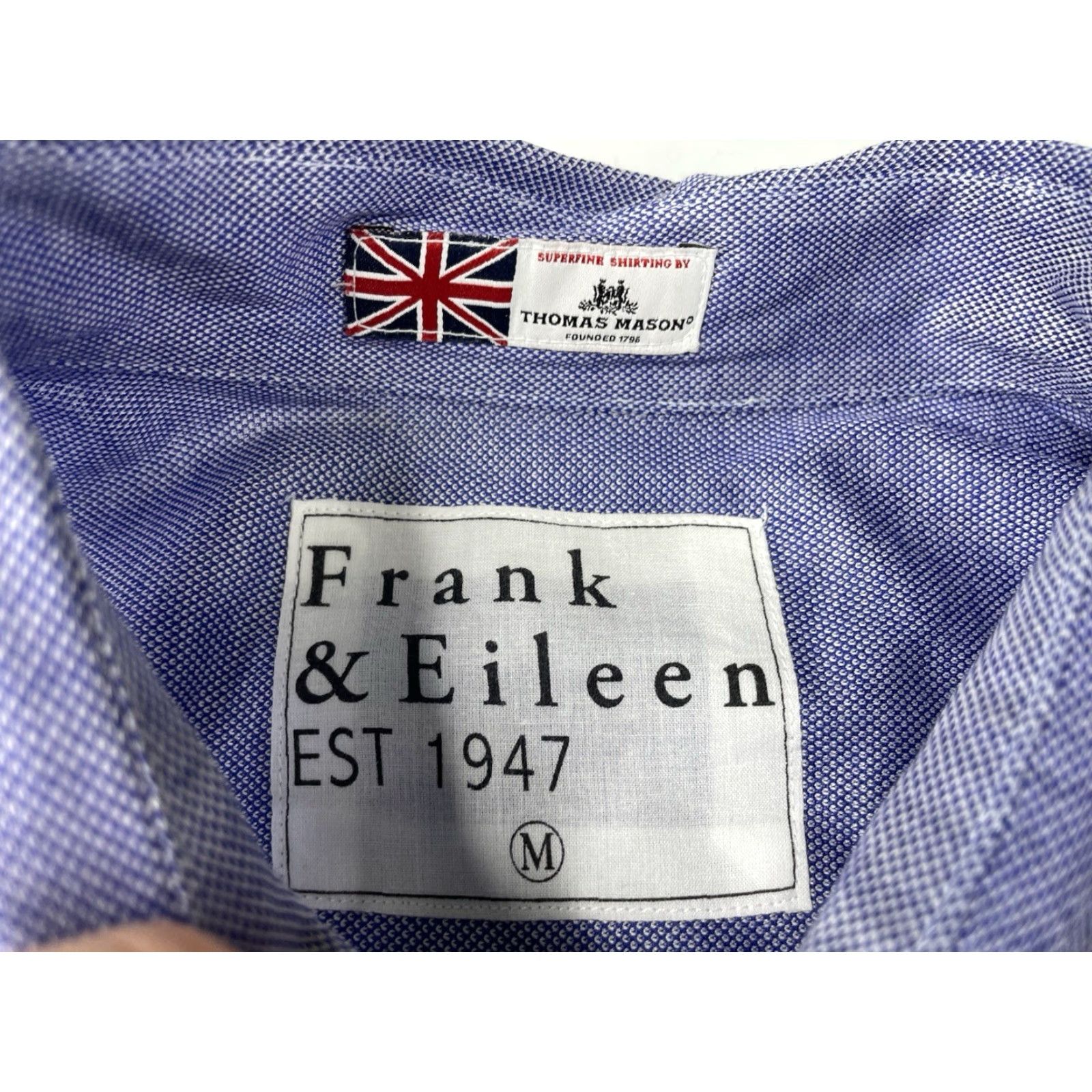 Frank & Eileen Frank & Eileen Thomas Mason Men's Button-Down Shirt Blue Size M Size US M / EU 48-50 / 2 - 3 Thumbnail
