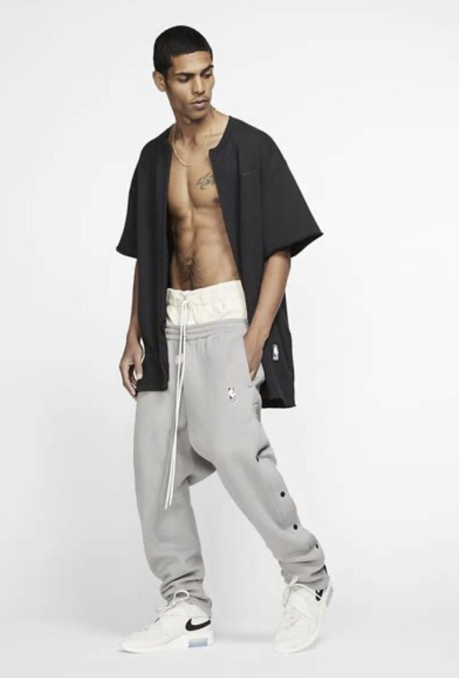 Nike Fear Of God X Nike Warm Up Pant Grey M | Grailed