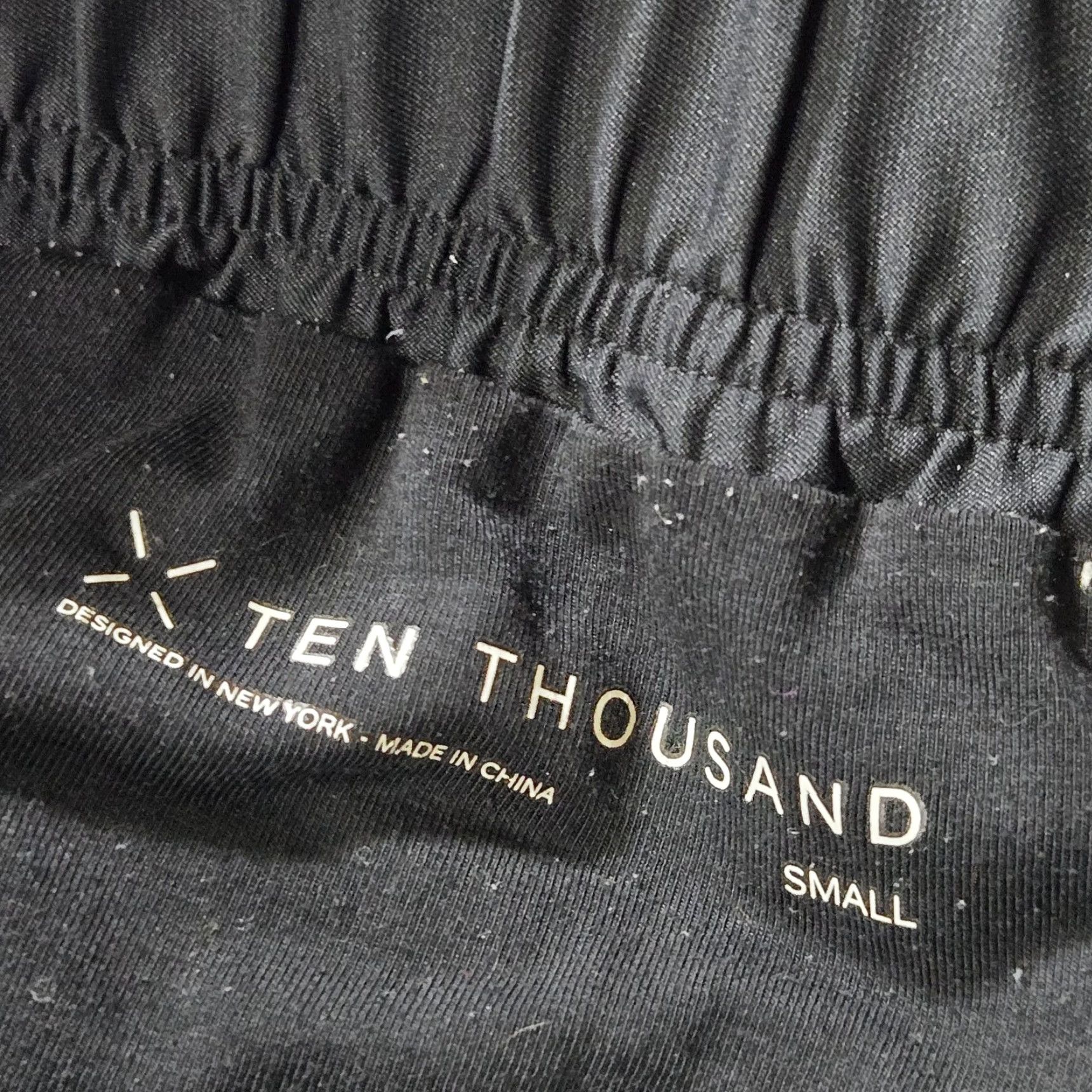 Ten Thousand Ten Thousand Shorts Lined Black Mens Workout Small Elastic Waist Drawstring Size US 31 - 3 Thumbnail