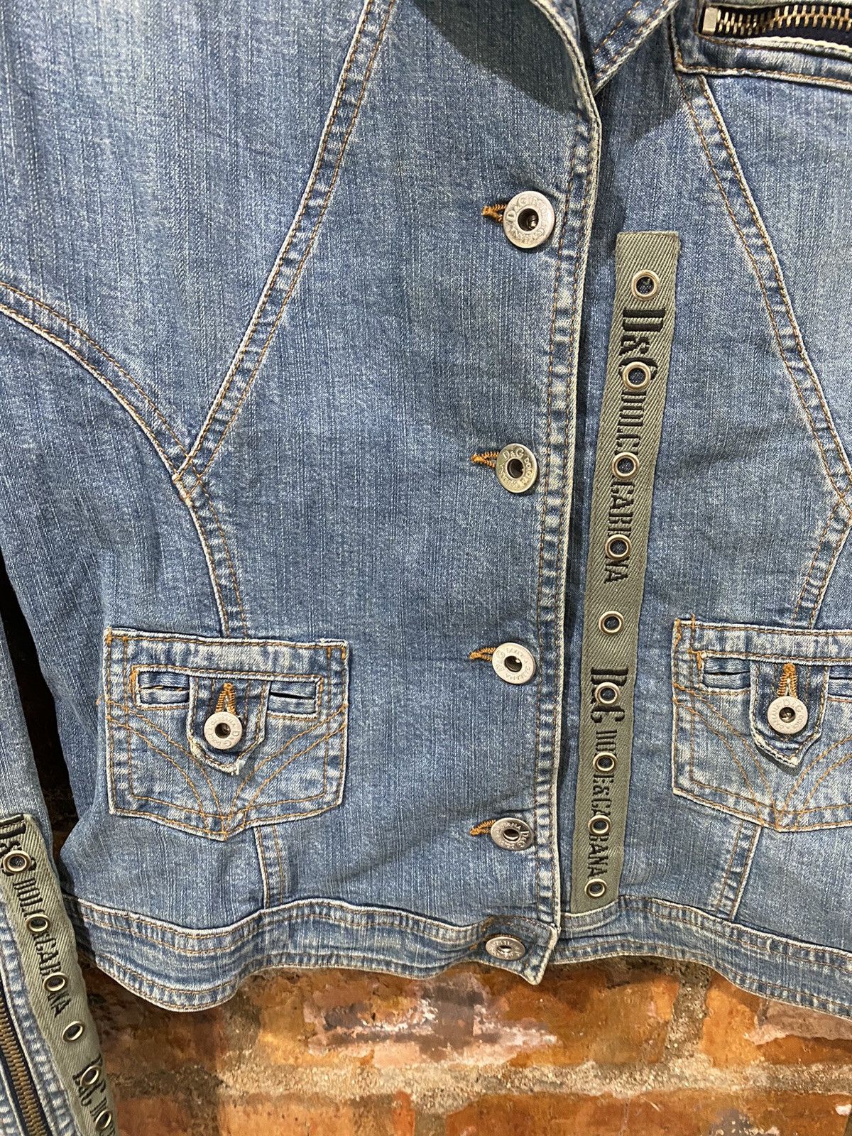 Dolce & Gabbana 2003 DG Bondage parachute O ring Crop Jacket Size S / US 4 / IT 40 - 8 Thumbnail