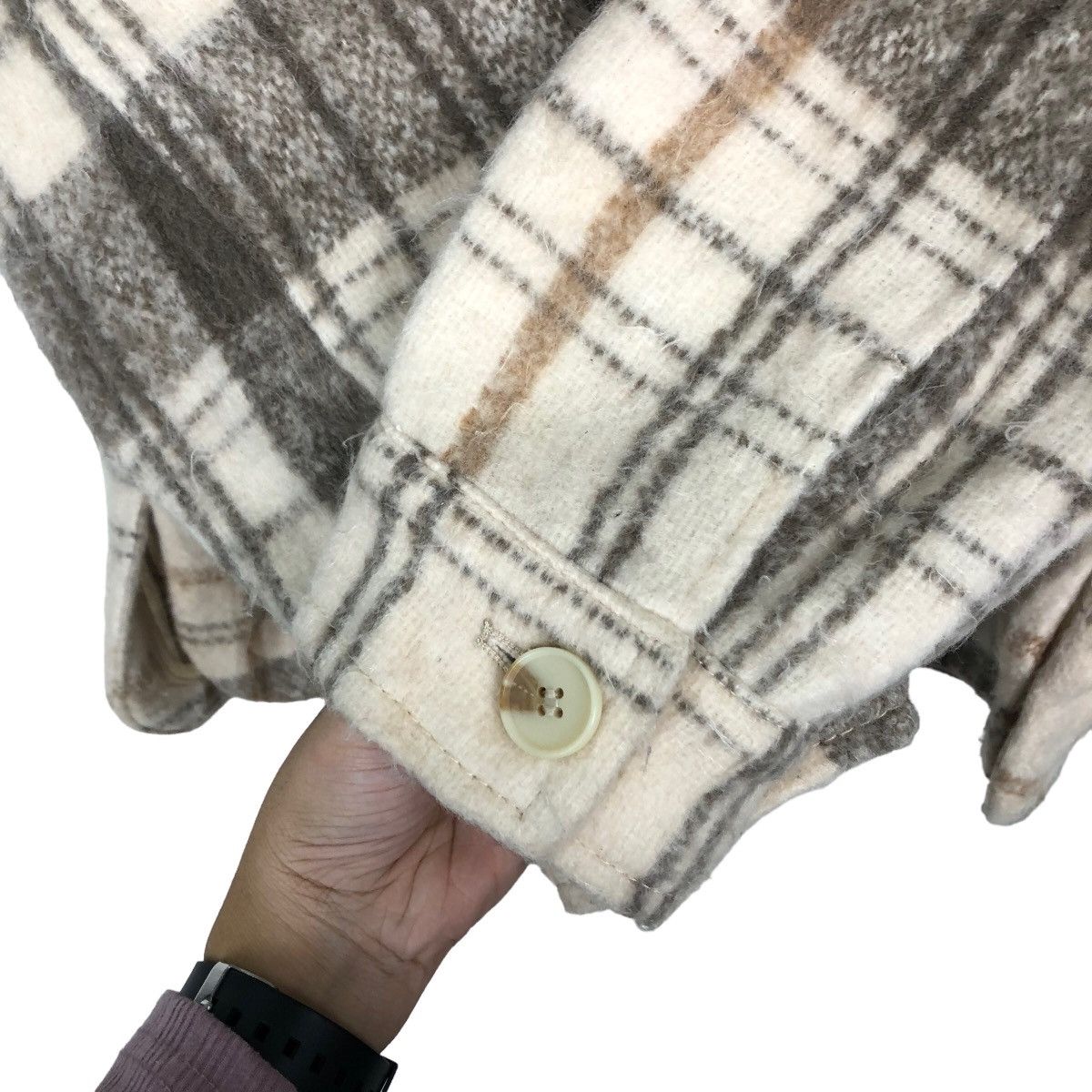 Flannel VINTAGE WOOL FLANNEL JACKET TARTAN DESIGN ZARA Size US M / EU 48-50 / 2 - 11 Thumbnail
