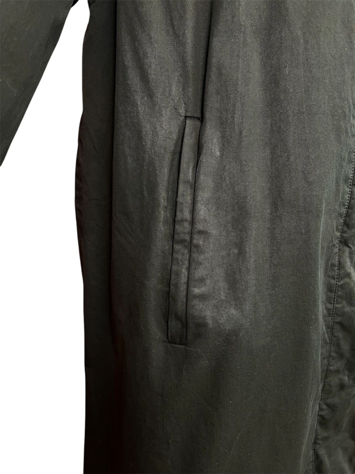 Burberry × Designer × Vintage Burberry London trench coat jacket cotton black vintage rare Size L / US 10 / IT 46 - 9 Thumbnail