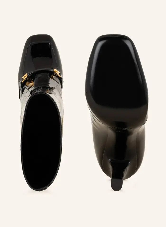 Saint Laurent Paris o1tp1o0125 Camden Boots In Patent Leather in Black Size US 11 / IT 41 - 6 Thumbnail