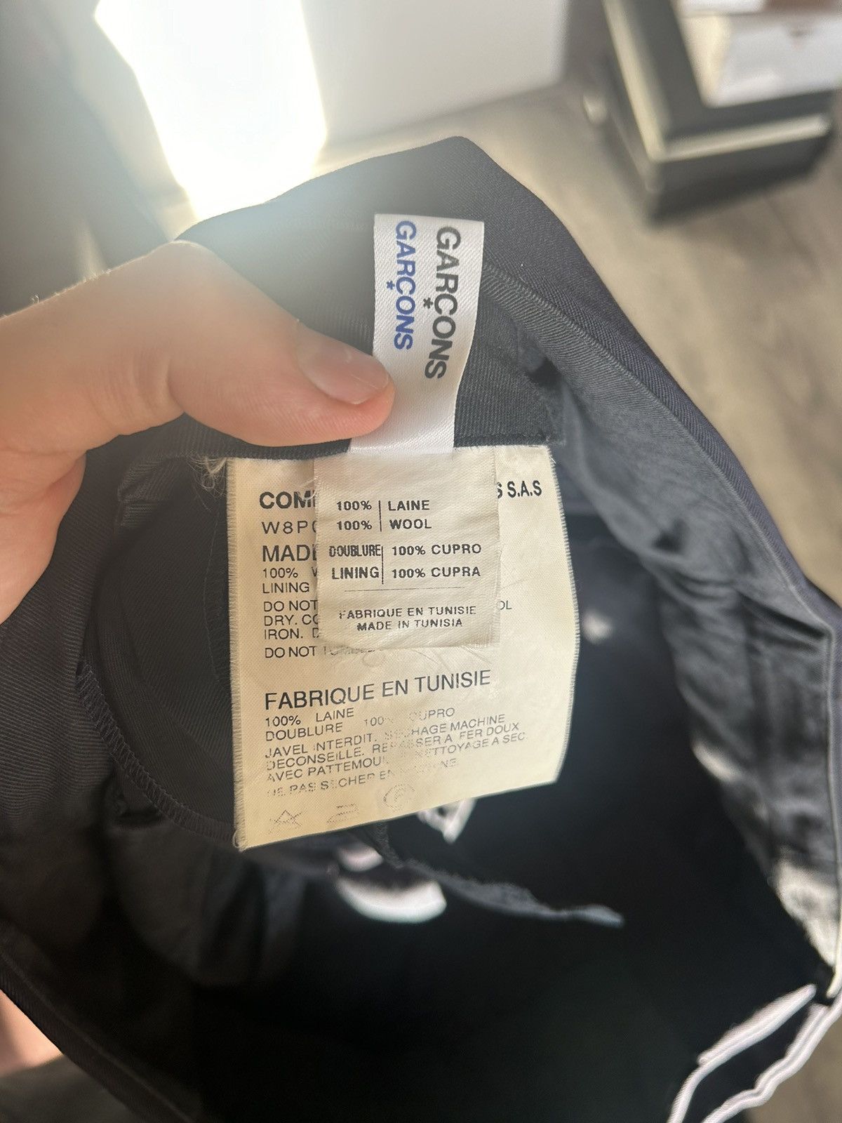 Comme des Garcons Comme des Garçons Wool Trousers Size US 33 - 15 Thumbnail