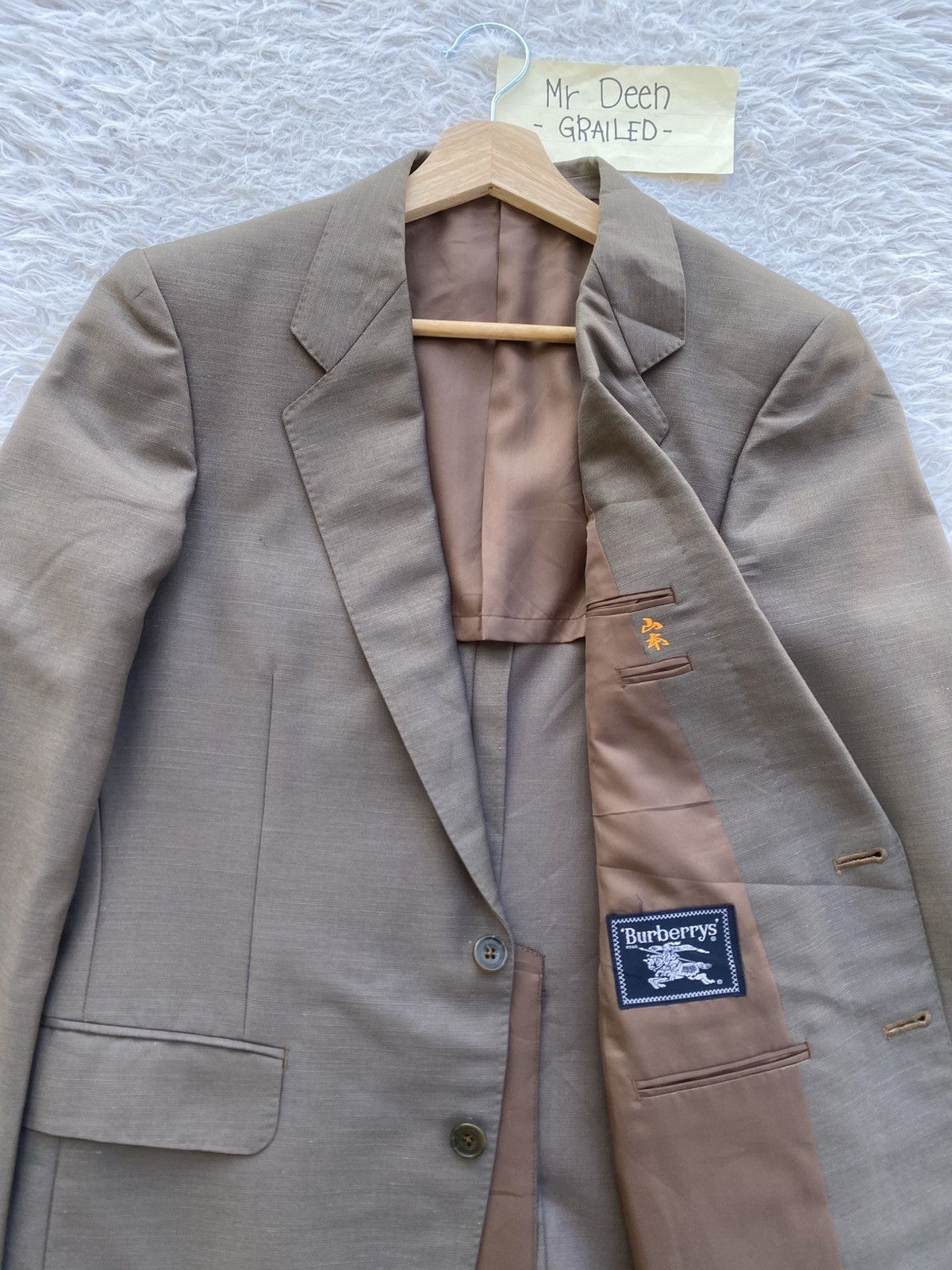 Burberry Rare Vintage Burberry Blazer Size 34S - 9 Thumbnail