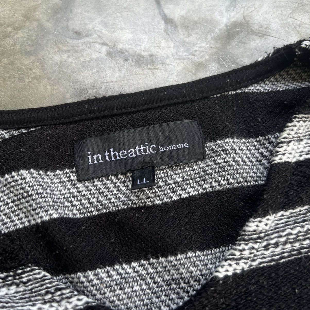 In The Attic 2000s In The Attic Vkei Style Stripe Knit Longsleeve Shirt Size US L / EU 52-54 / 3 - 4 Thumbnail