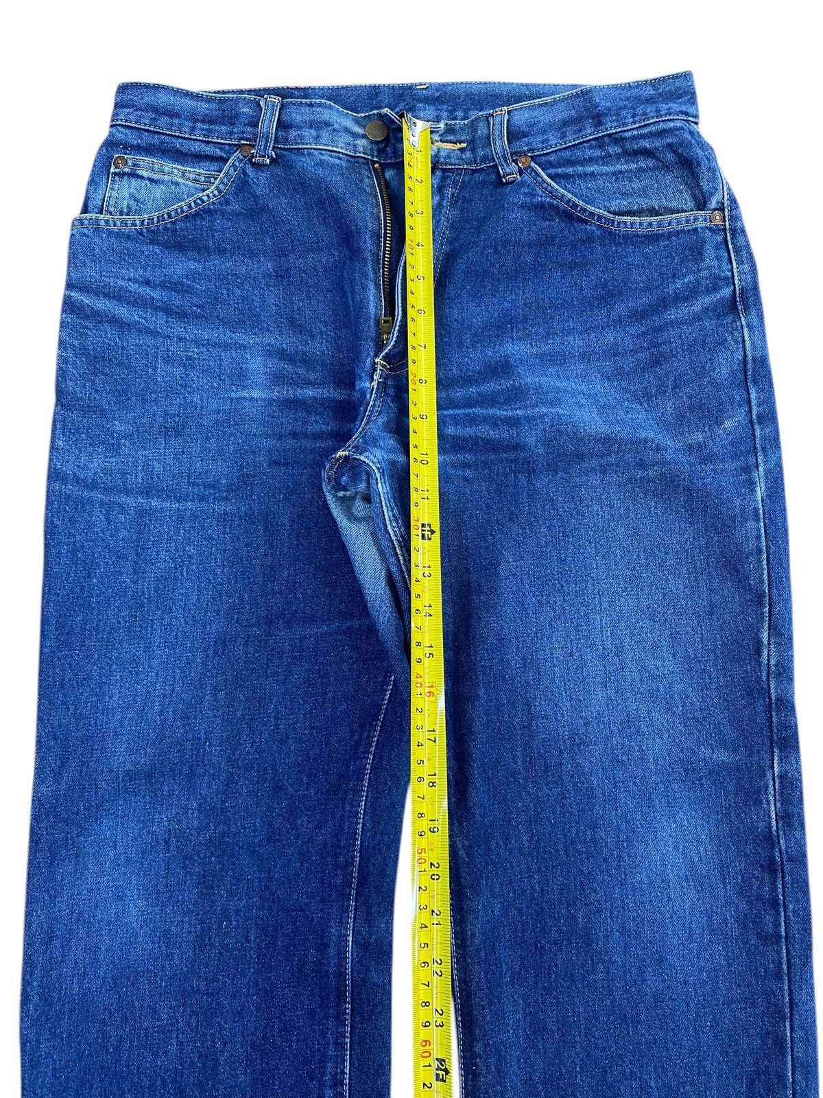 Lee Lee Whiskers Dark Wash Style Straight Cut Jeans Size US 34 / EU 50 - 6 Thumbnail