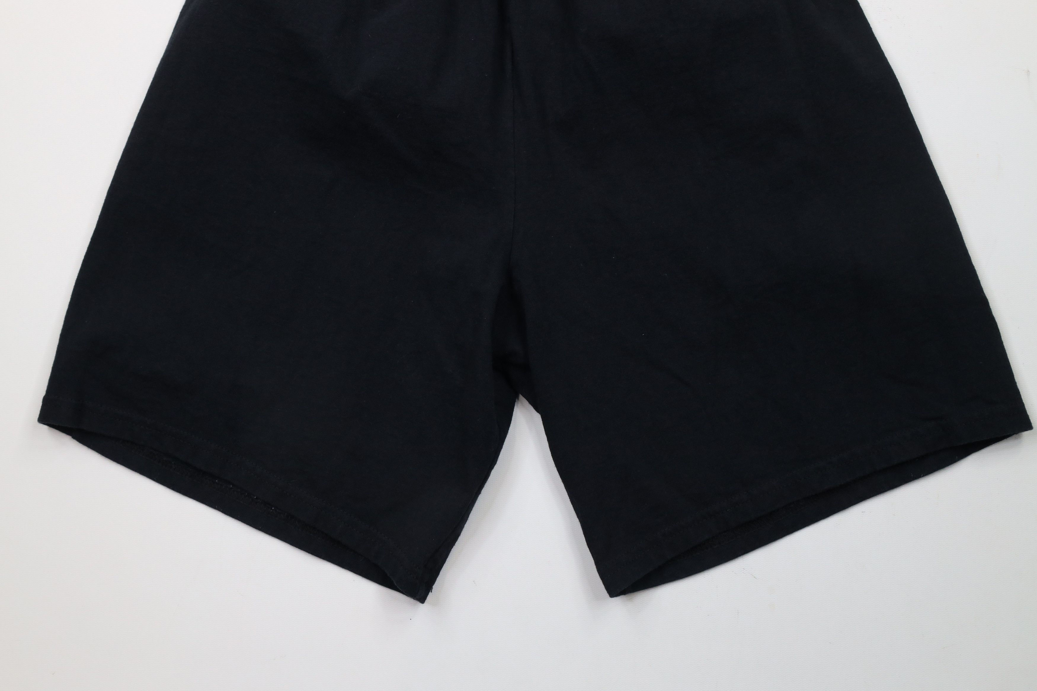 Vintage Vintage 90s Streetwear Above Knee Cotton Dad Shorts Black Size US 30 / EU 46 - 9 Thumbnail