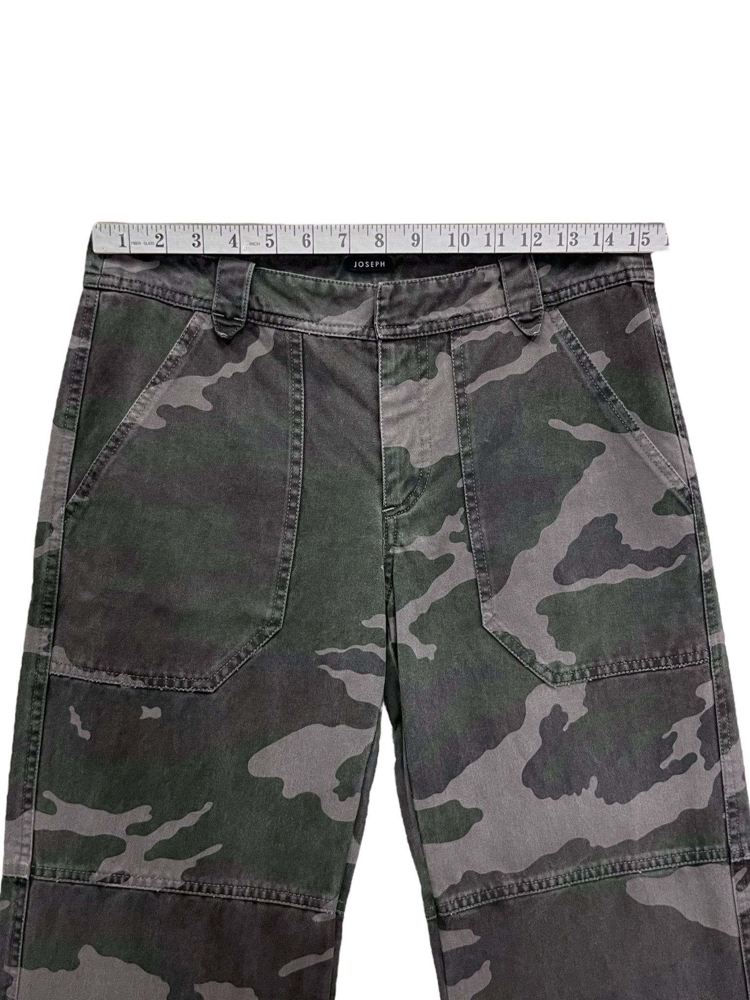 Joseph Vintage JOSEPH France Camouflage Wide Leg Fatigue Pants Size US 30 / EU 46 - 15 Thumbnail