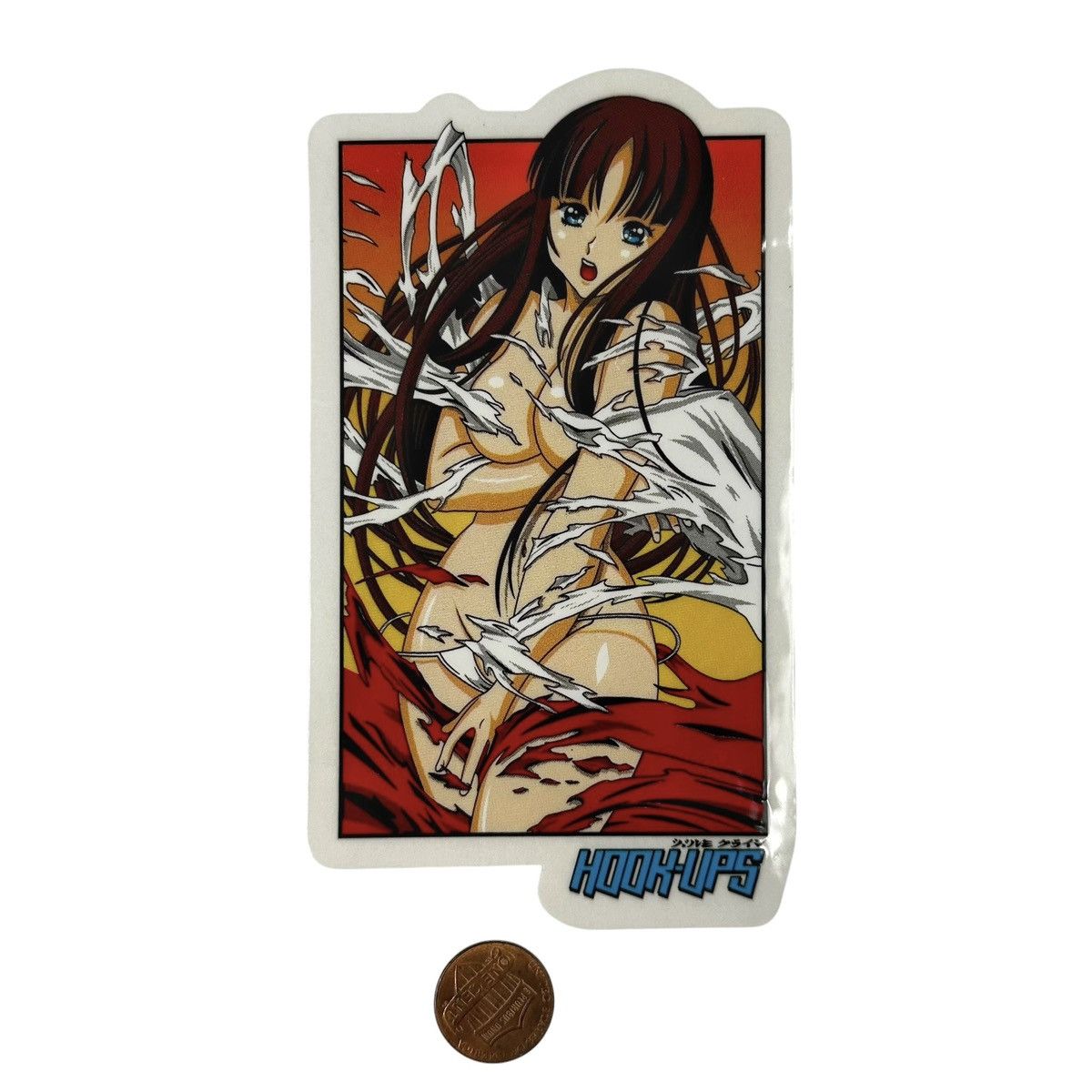 Hook-Ups Hook Ups Skateboards JK Industries Shredded Skate Sticker Size ONE SIZE - 1 Thumbnail